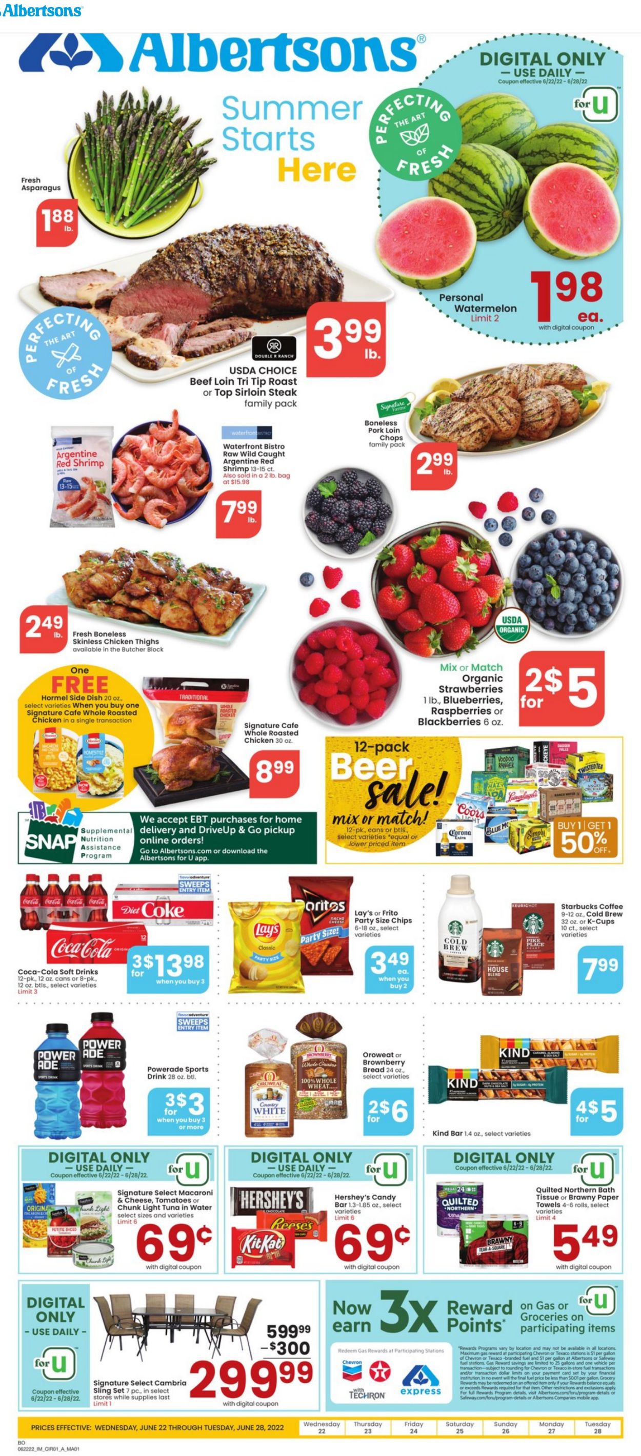 Albertsons Ad from 06/22/2022