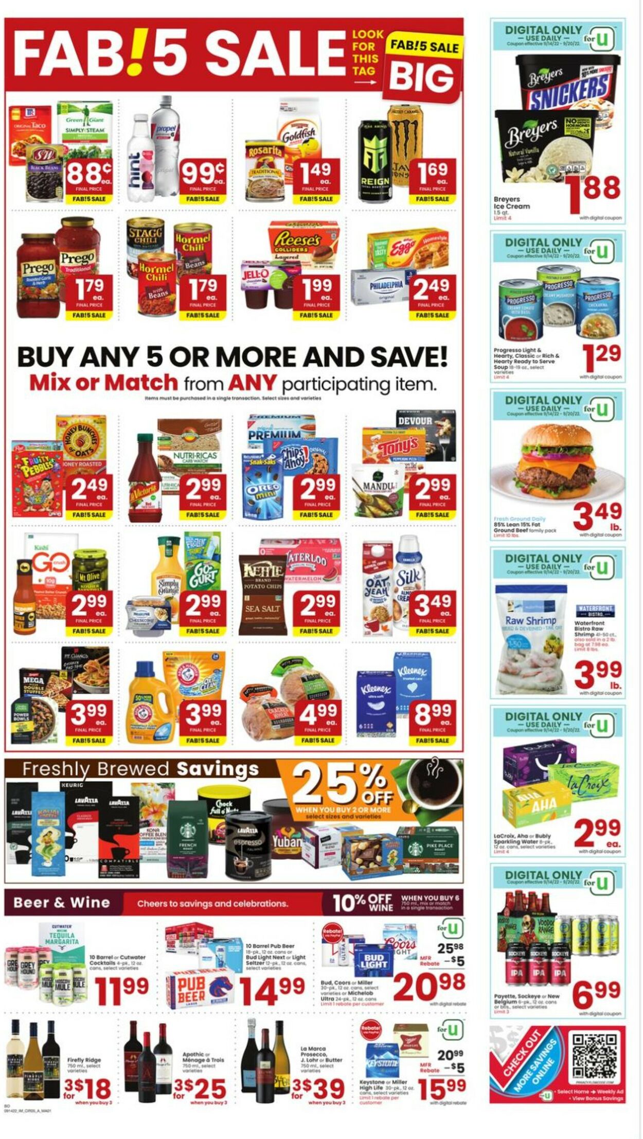 Albertsons Ad from 09/14/2022