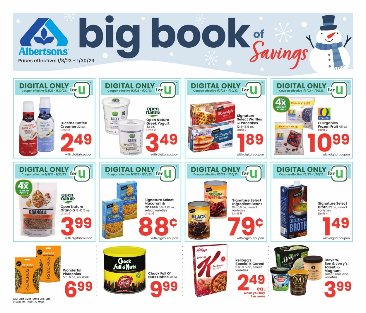 Albertsons Ad from 01/03/2023