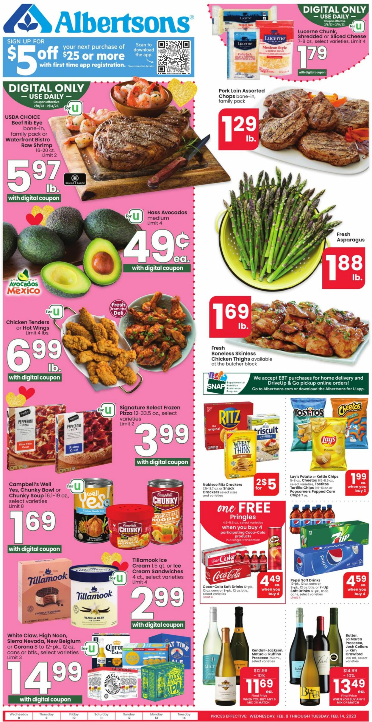 Albertsons Ad from 02/08/2023