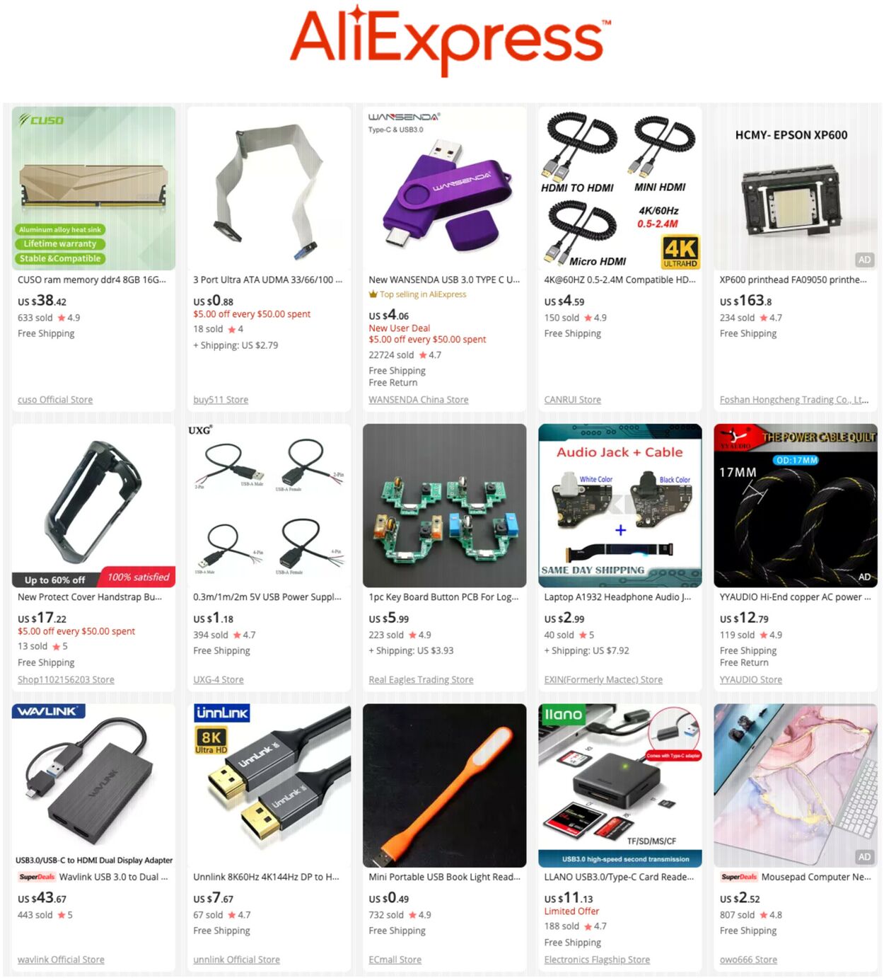 AliExpress Ad from 09/20/2022