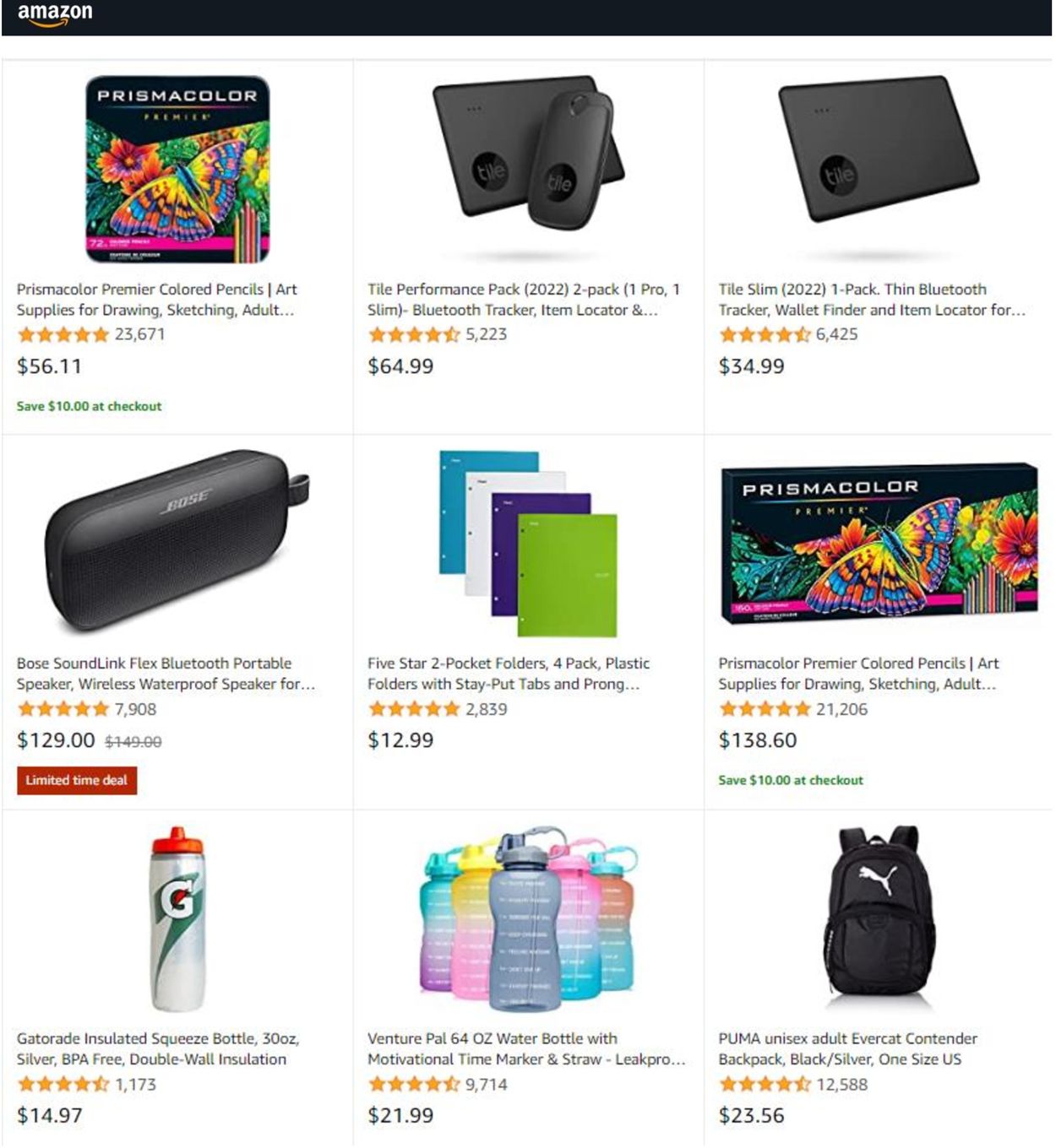 Amazon Ad from 08/03/2022