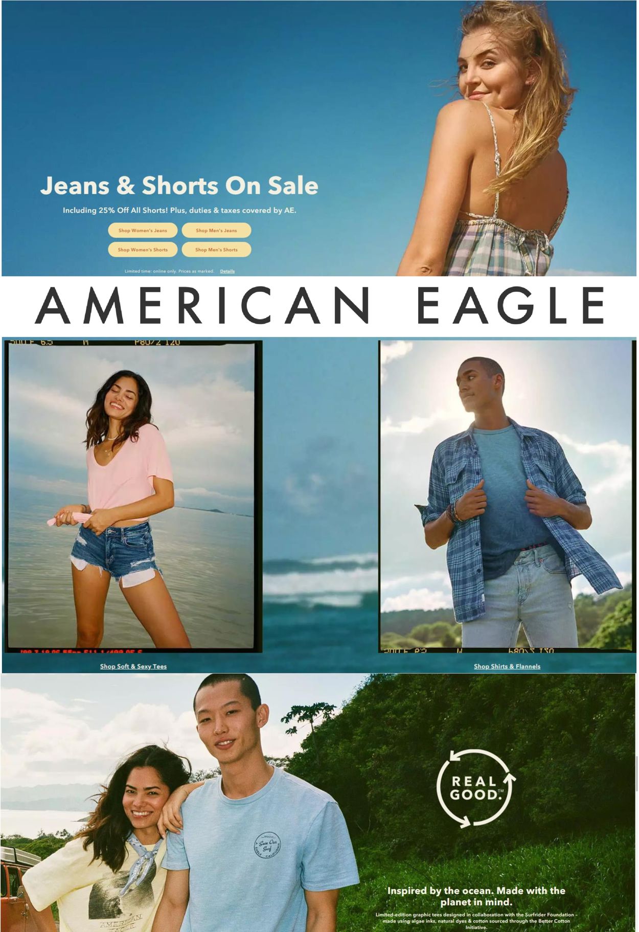 American Eagle Ad from 04/21/2022