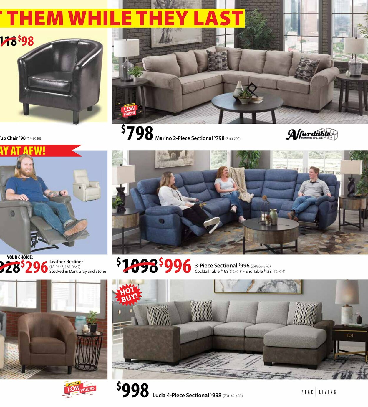 American Furniture Warehouse Ad from 04/28/2023