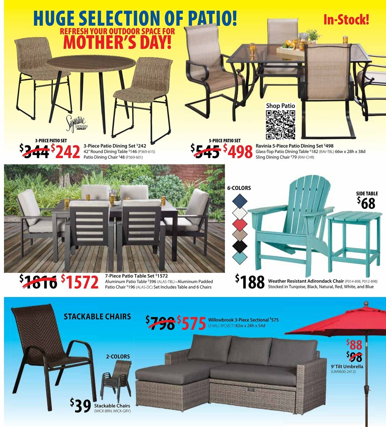 American Furniture Warehouse Ad from 05/09/2023