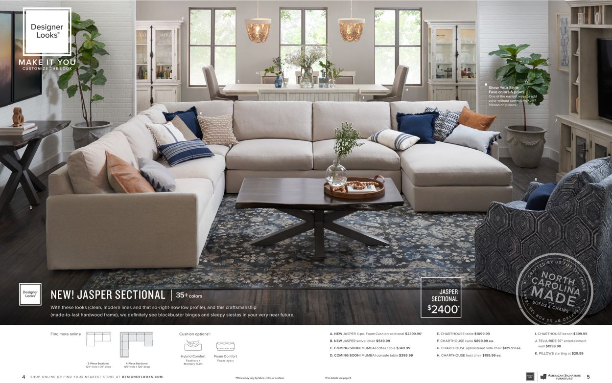 American Signature Furniture Ad from 02/11/2021