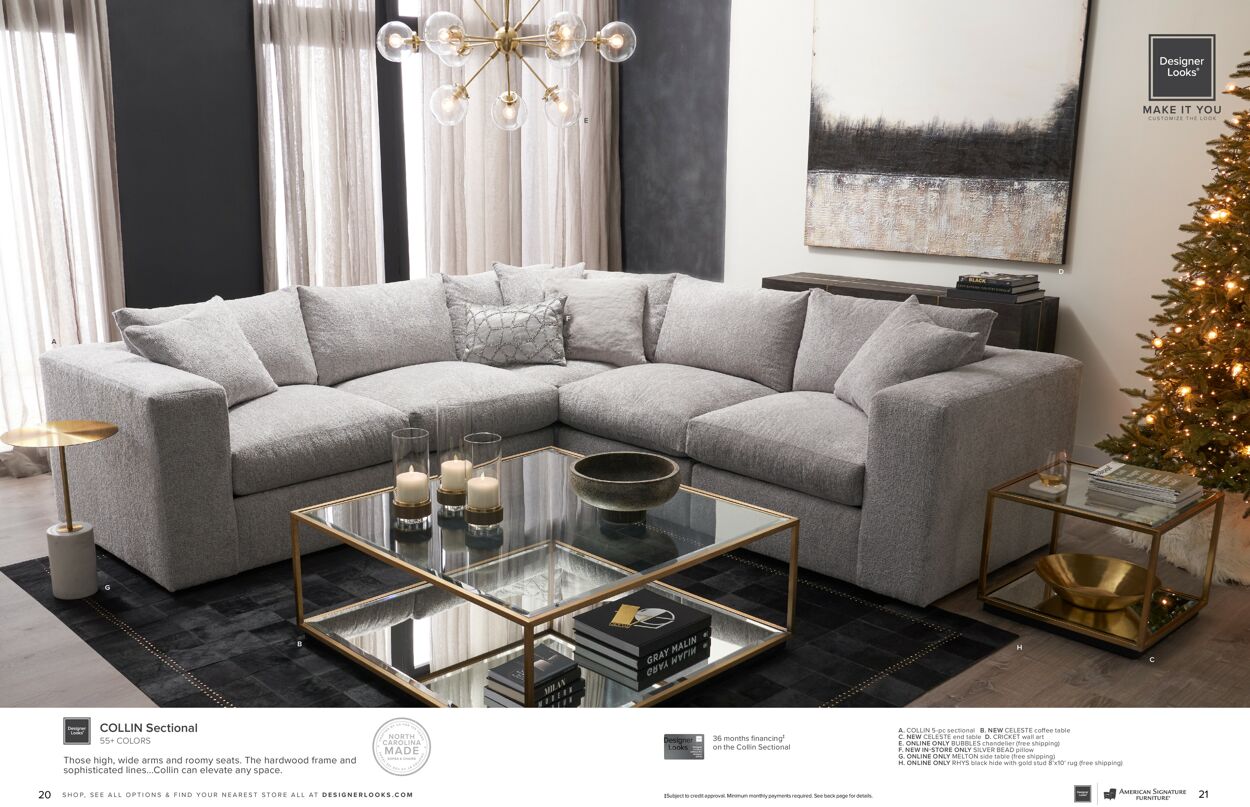 American Signature Furniture Ad from 10/25/2022