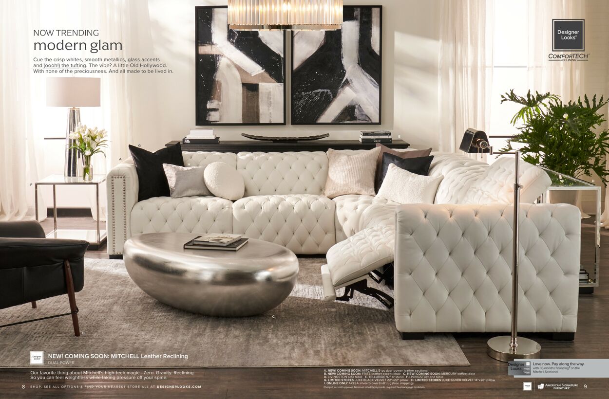 American Signature Furniture Ad from 03/07/2023