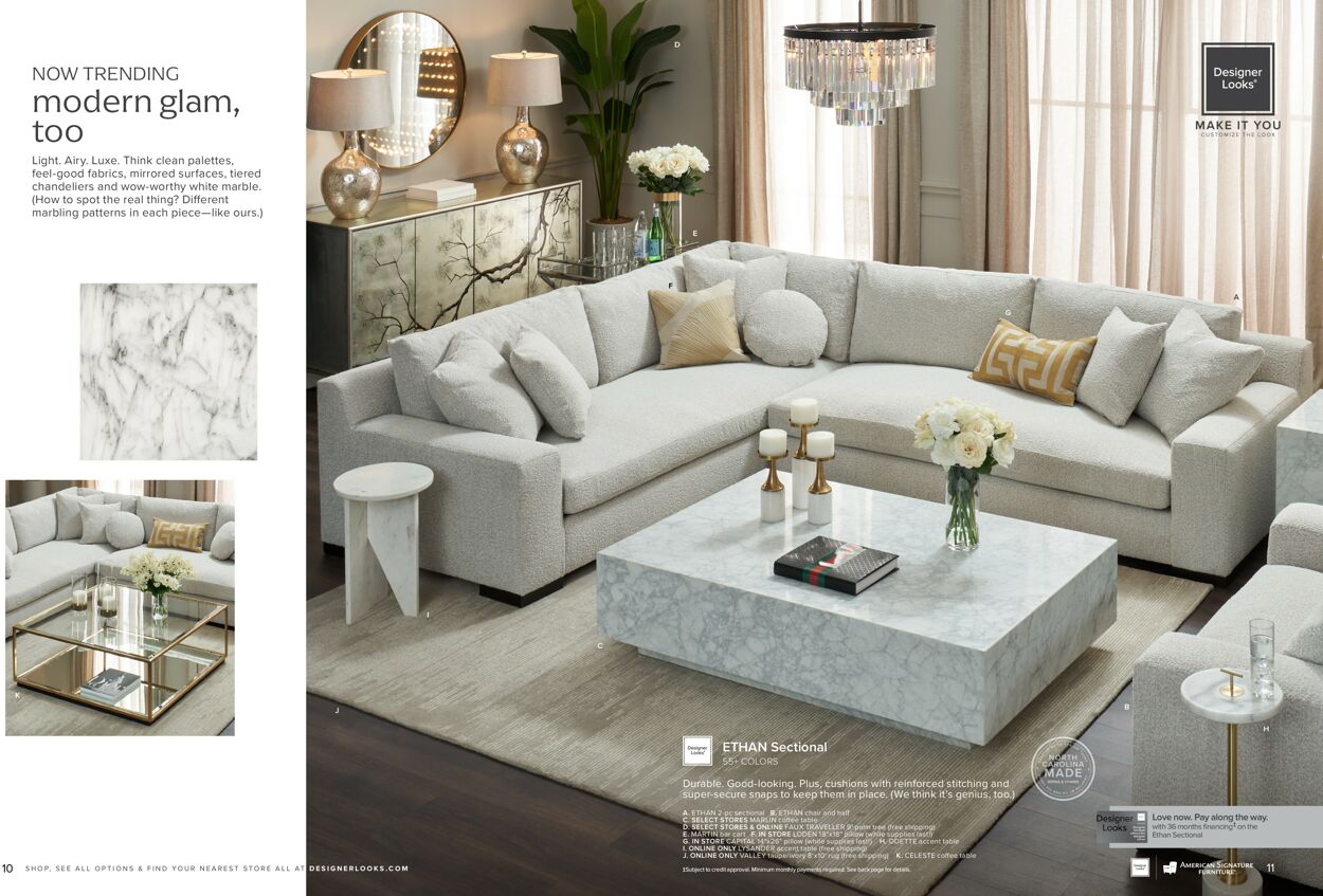 American Signature Furniture Ad from 03/07/2023
