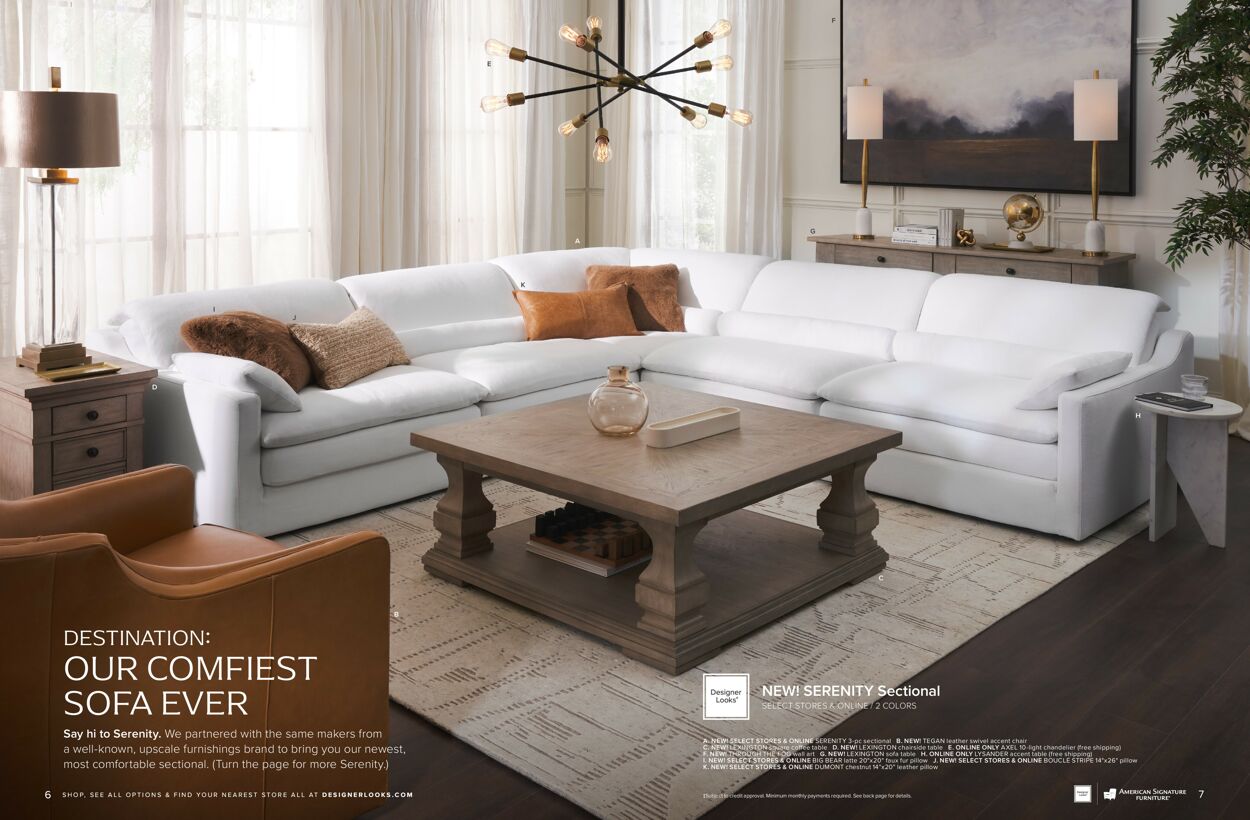 American Signature Furniture Ad from 05/01/2023