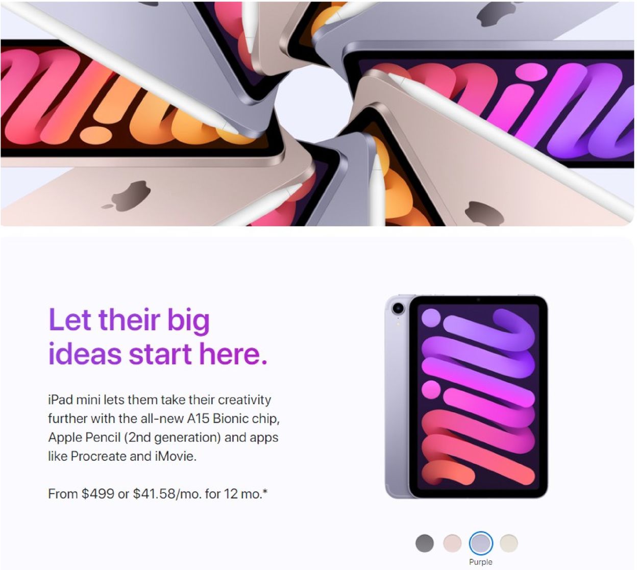Apple Ad from 12/15/2021