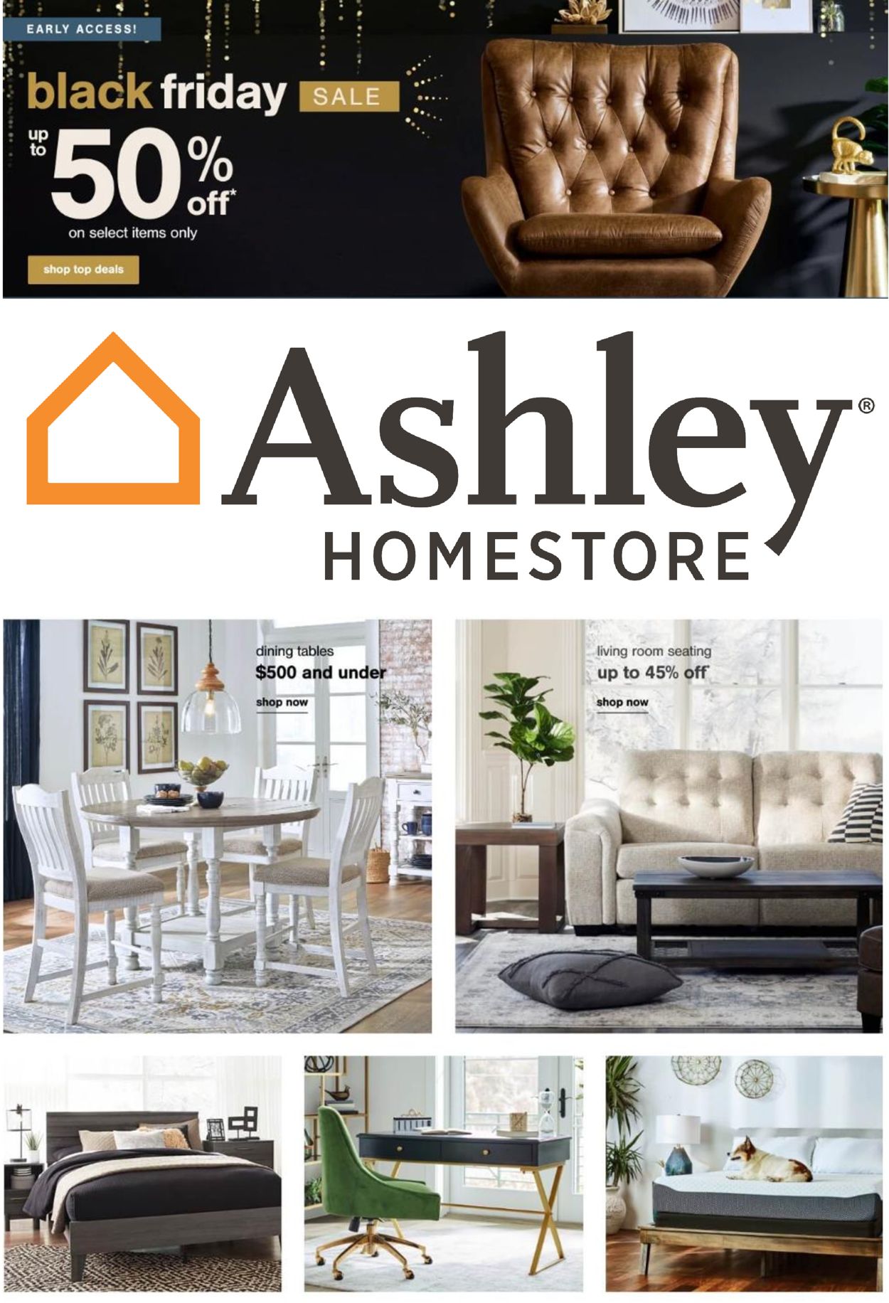 Ashley Furniture Ad from 11/22/2021