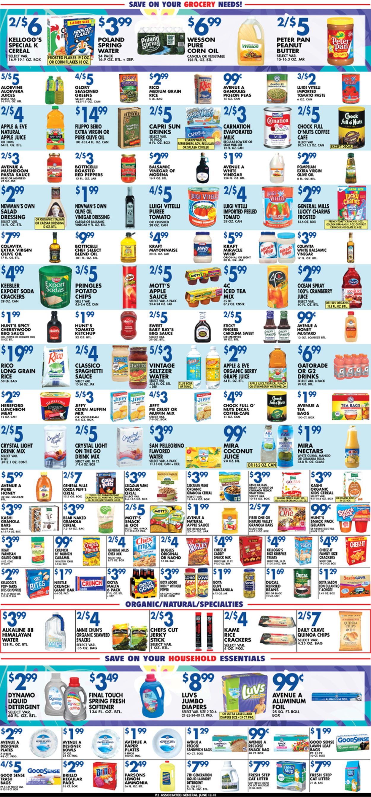 Associated Supermarkets Ad from 06/12/2020