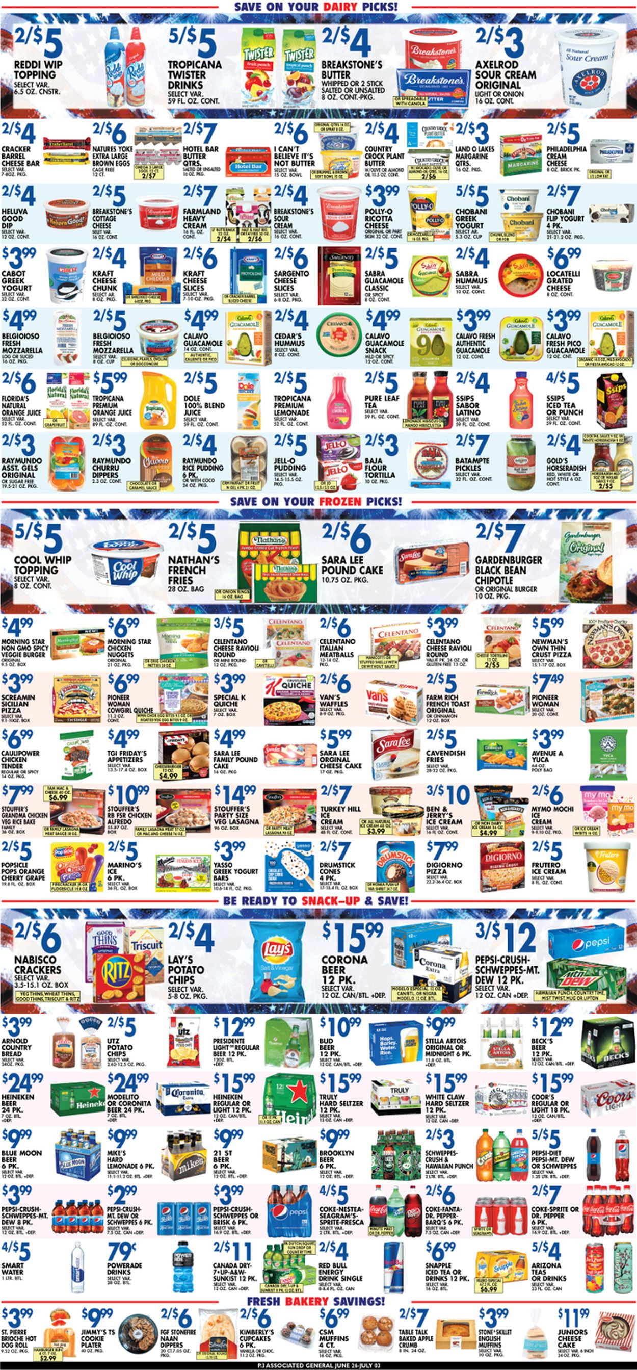 Associated Supermarkets Ad from 06/26/2020