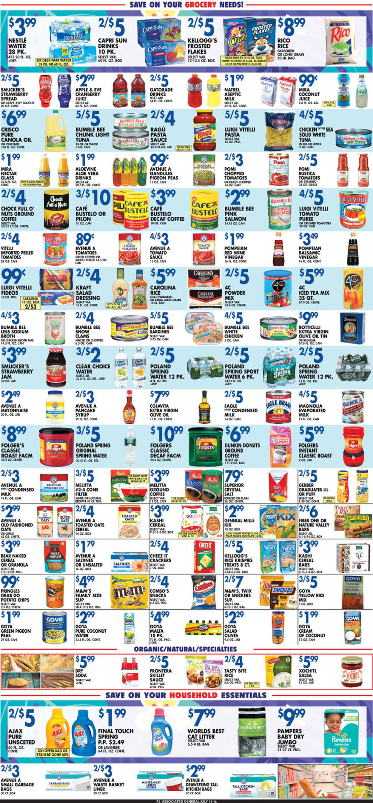 Associated Supermarkets Ad from 07/10/2020