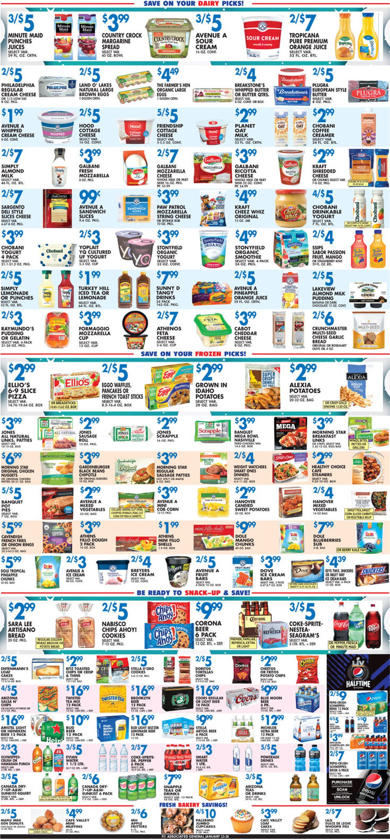 Associated Supermarkets Ad from 01/22/2021