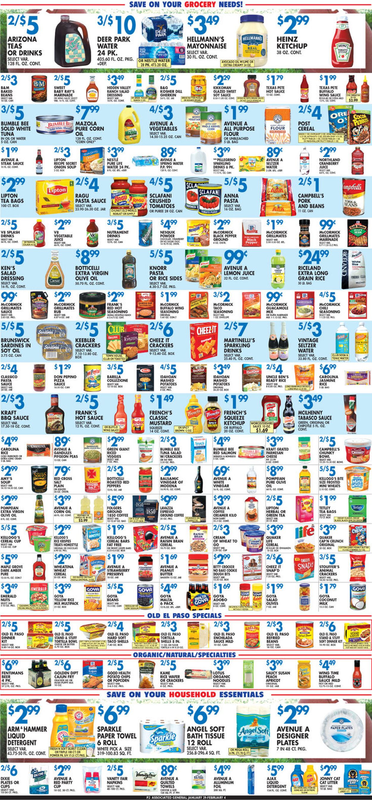 Associated Supermarkets Ad from 01/29/2021