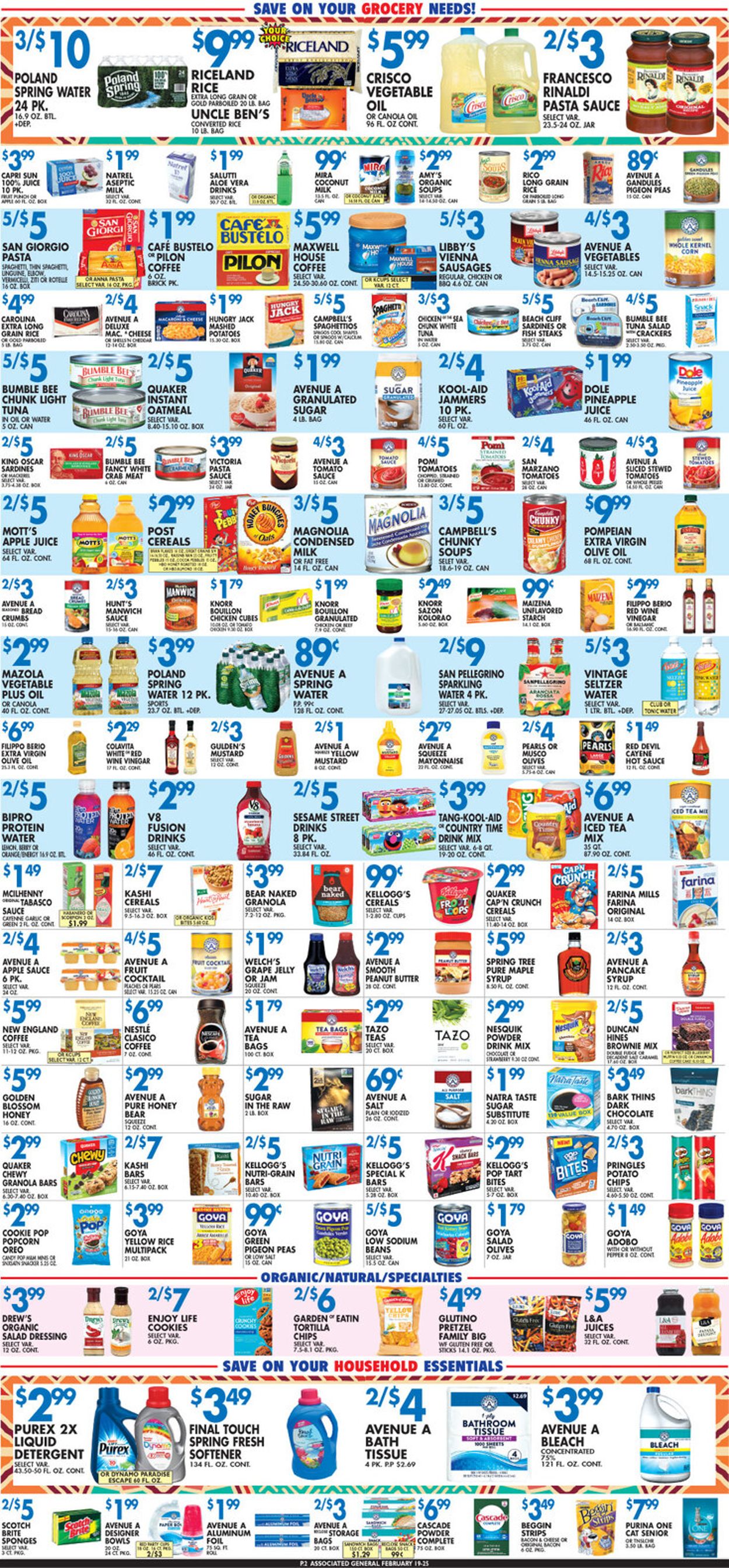 Associated Supermarkets Ad from 02/19/2021