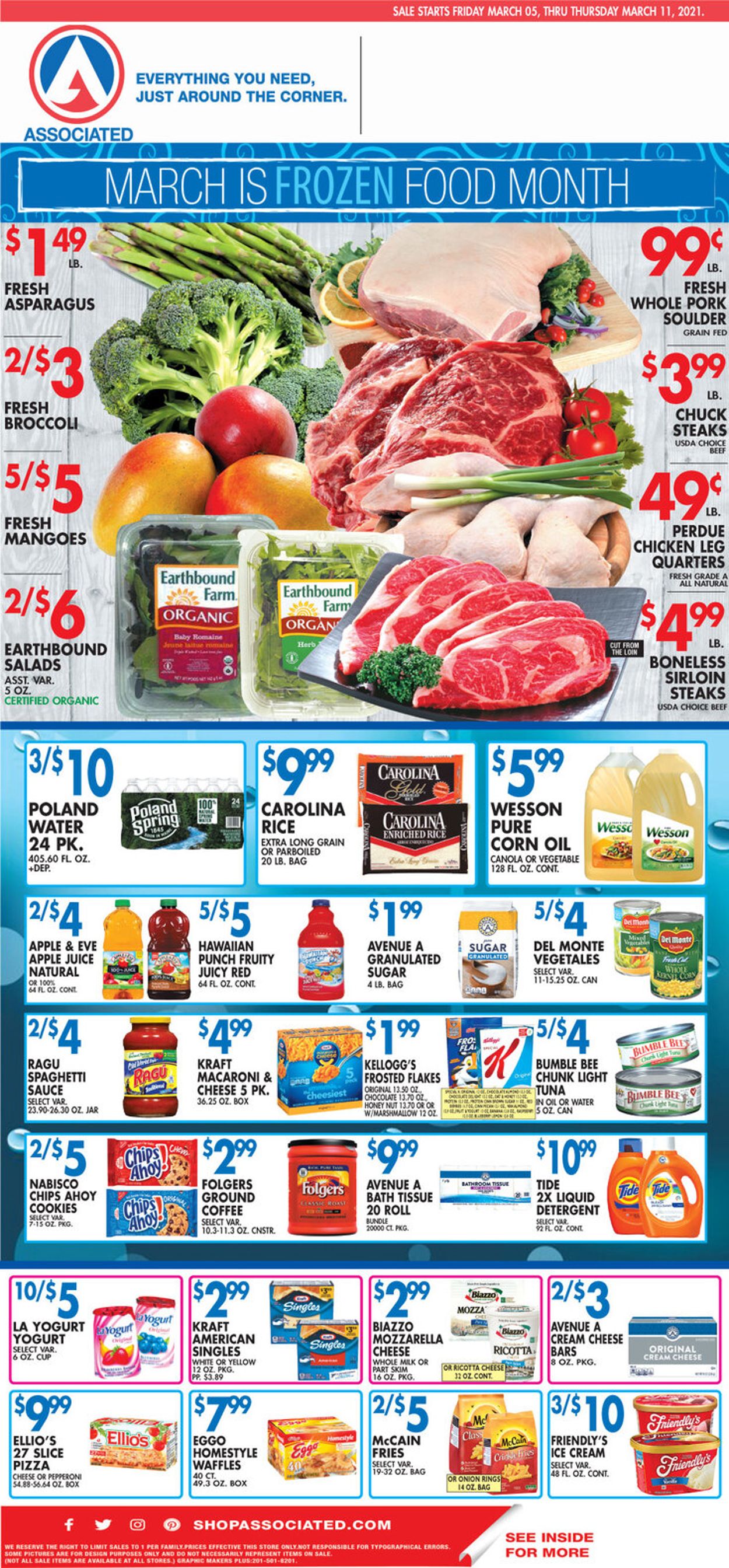 Associated Supermarkets Ad from 03/05/2021