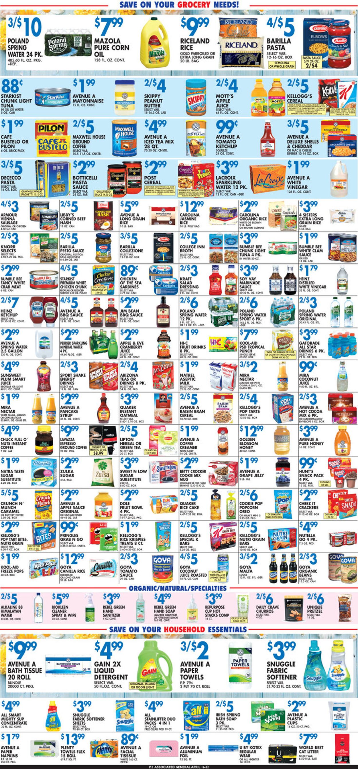 Associated Supermarkets Ad from 04/16/2021