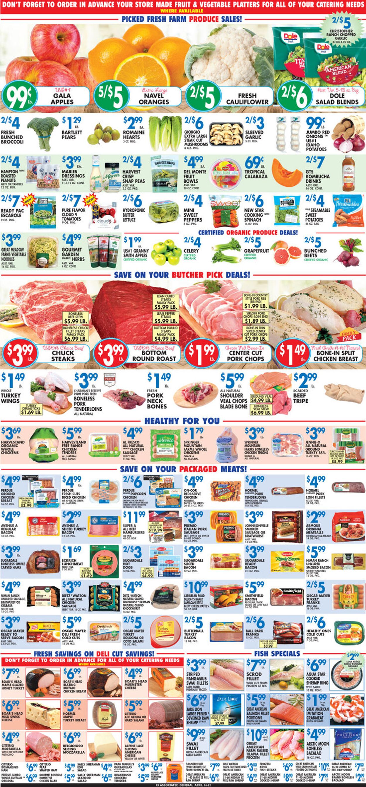 Associated Supermarkets Ad from 04/16/2021