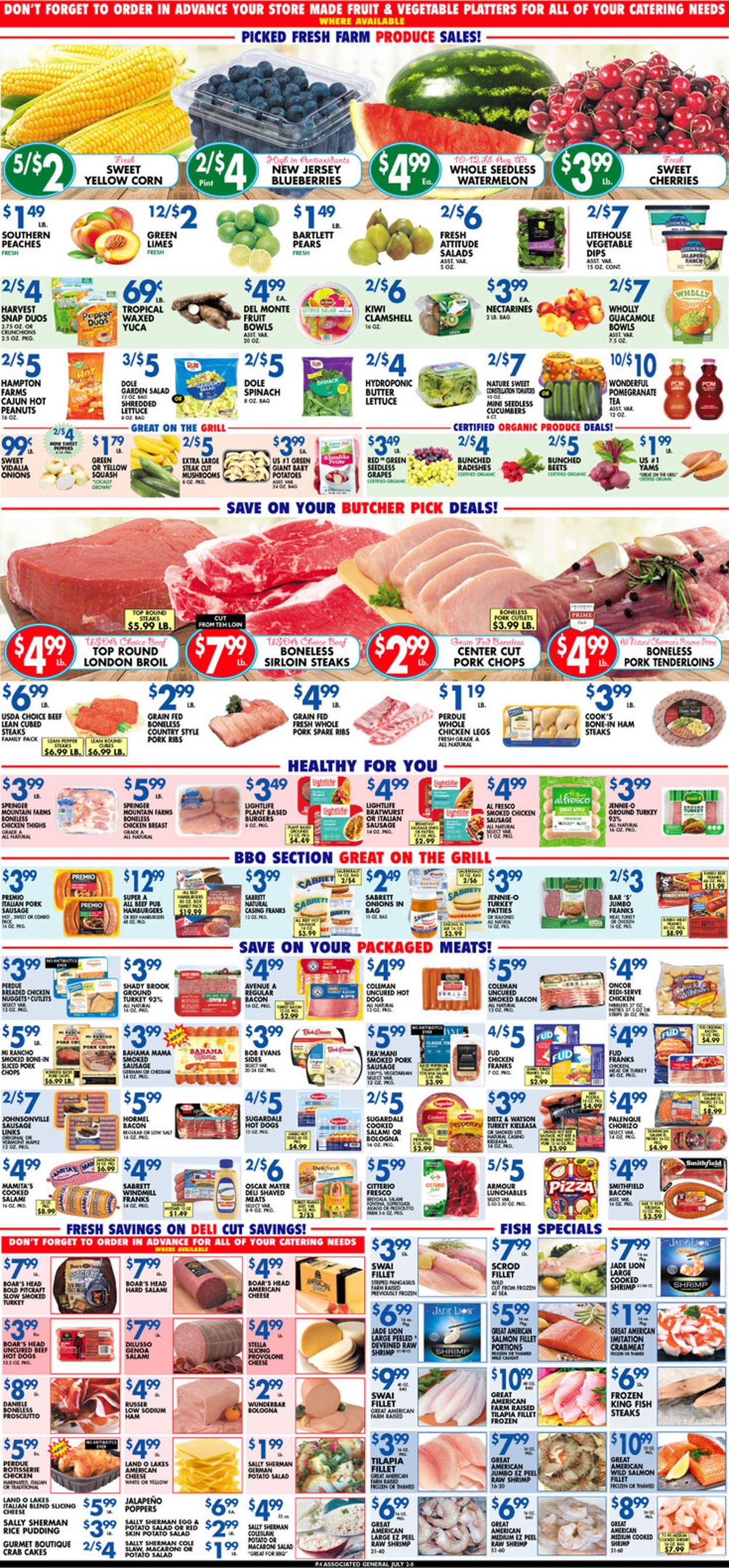 Associated Supermarkets Ad from 07/02/2021