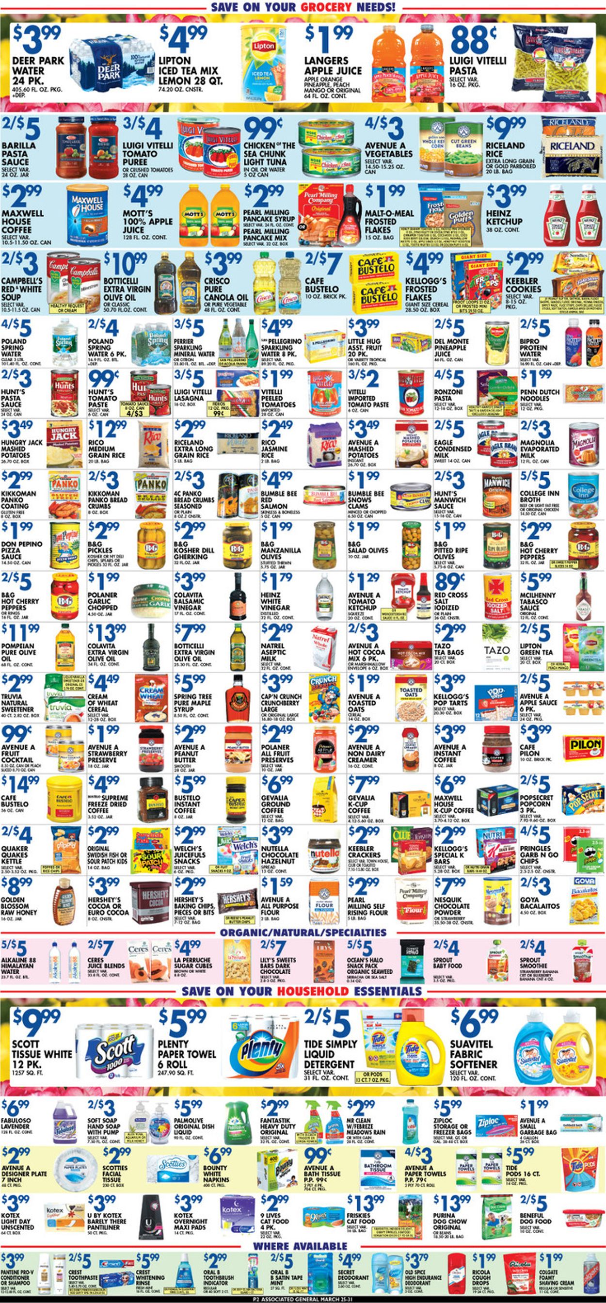 Associated Supermarkets Ad from 03/25/2022