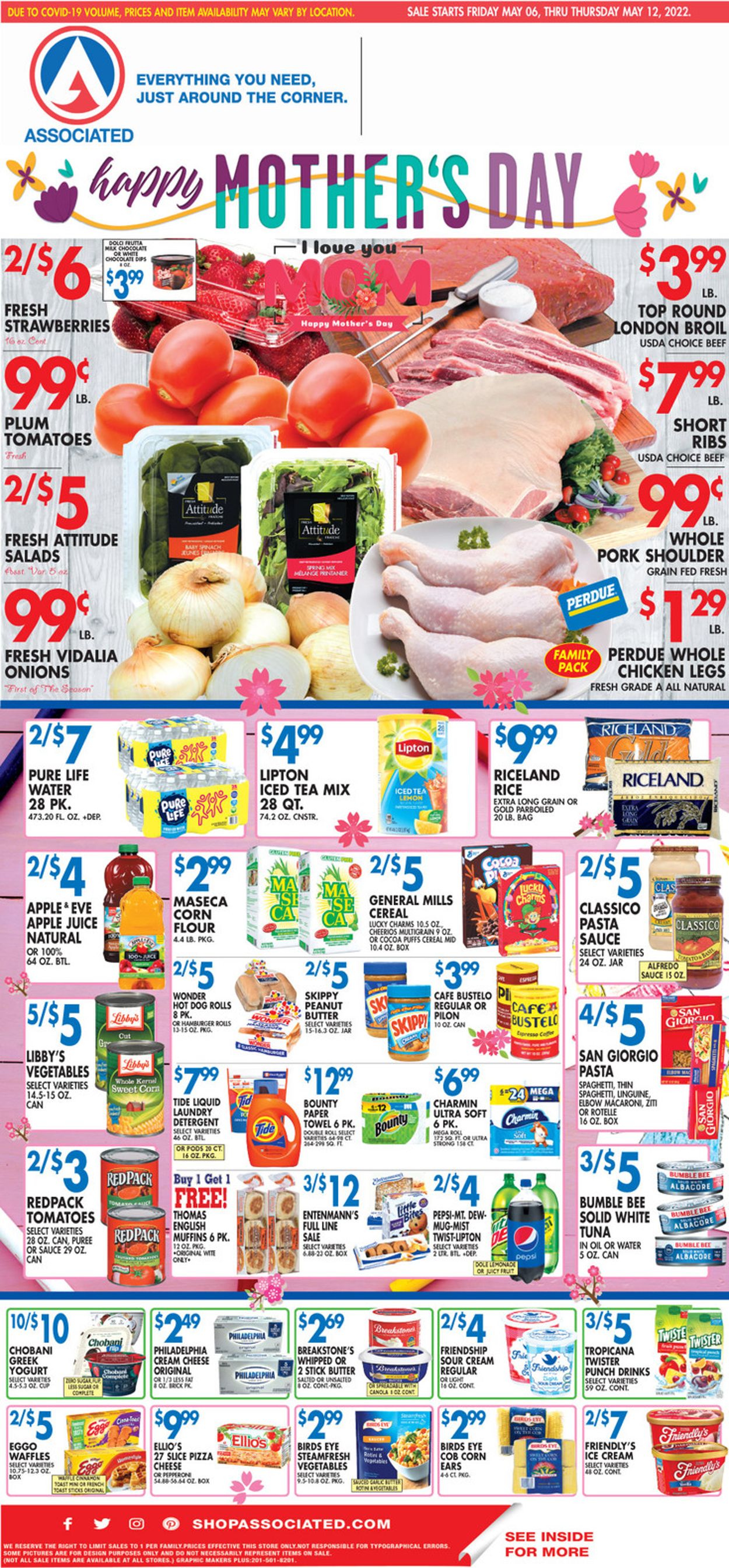 Associated Supermarkets Ad from 05/06/2022