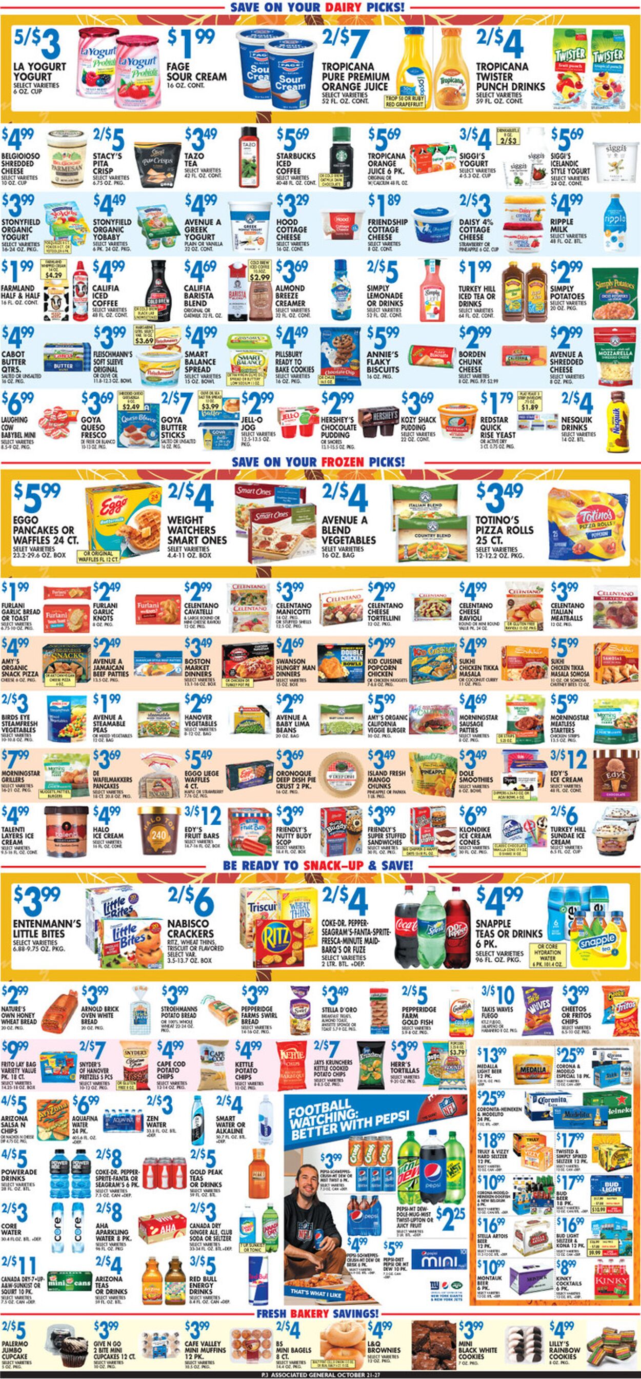 Associated Supermarkets Ad from 10/21/2022