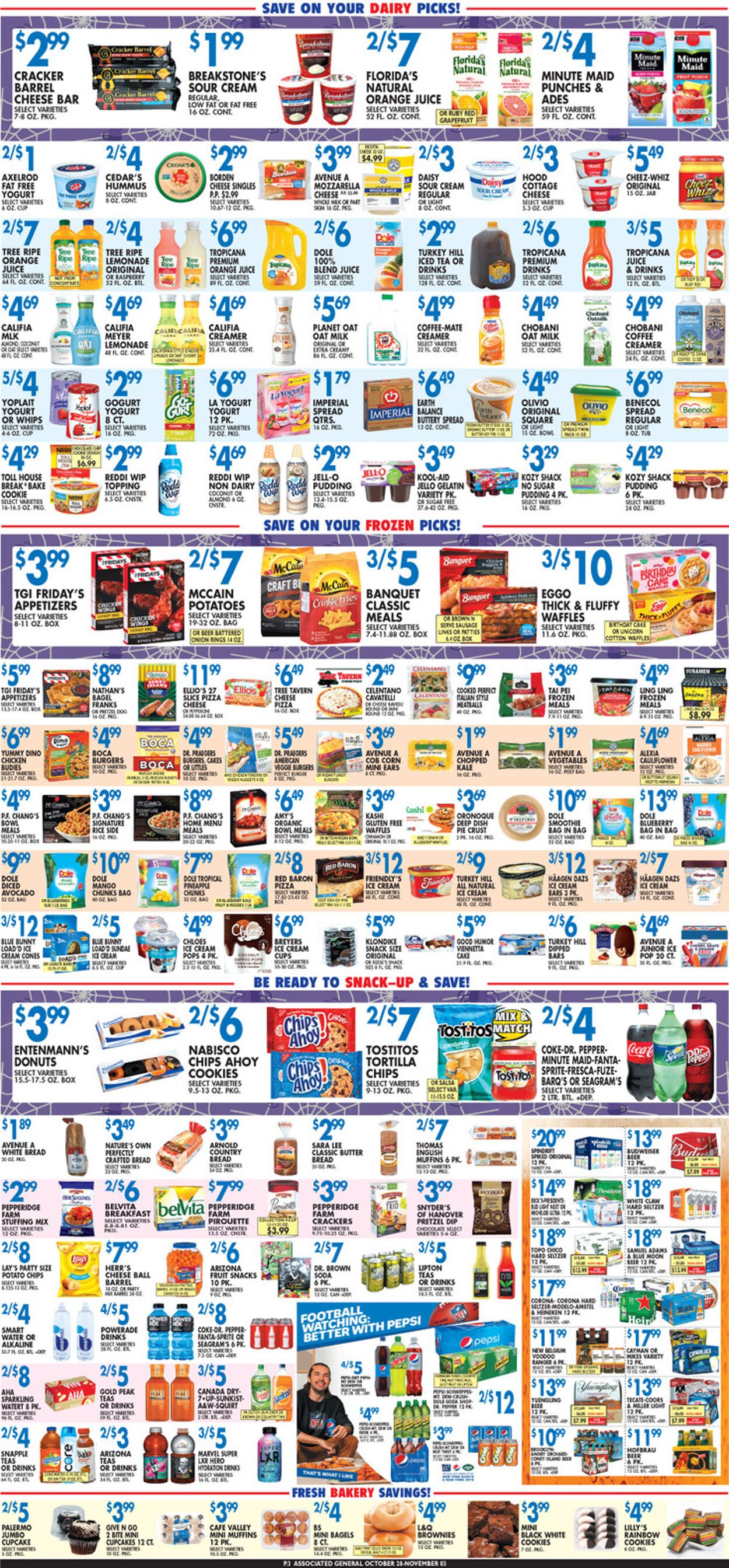 Associated Supermarkets Ad from 10/28/2022