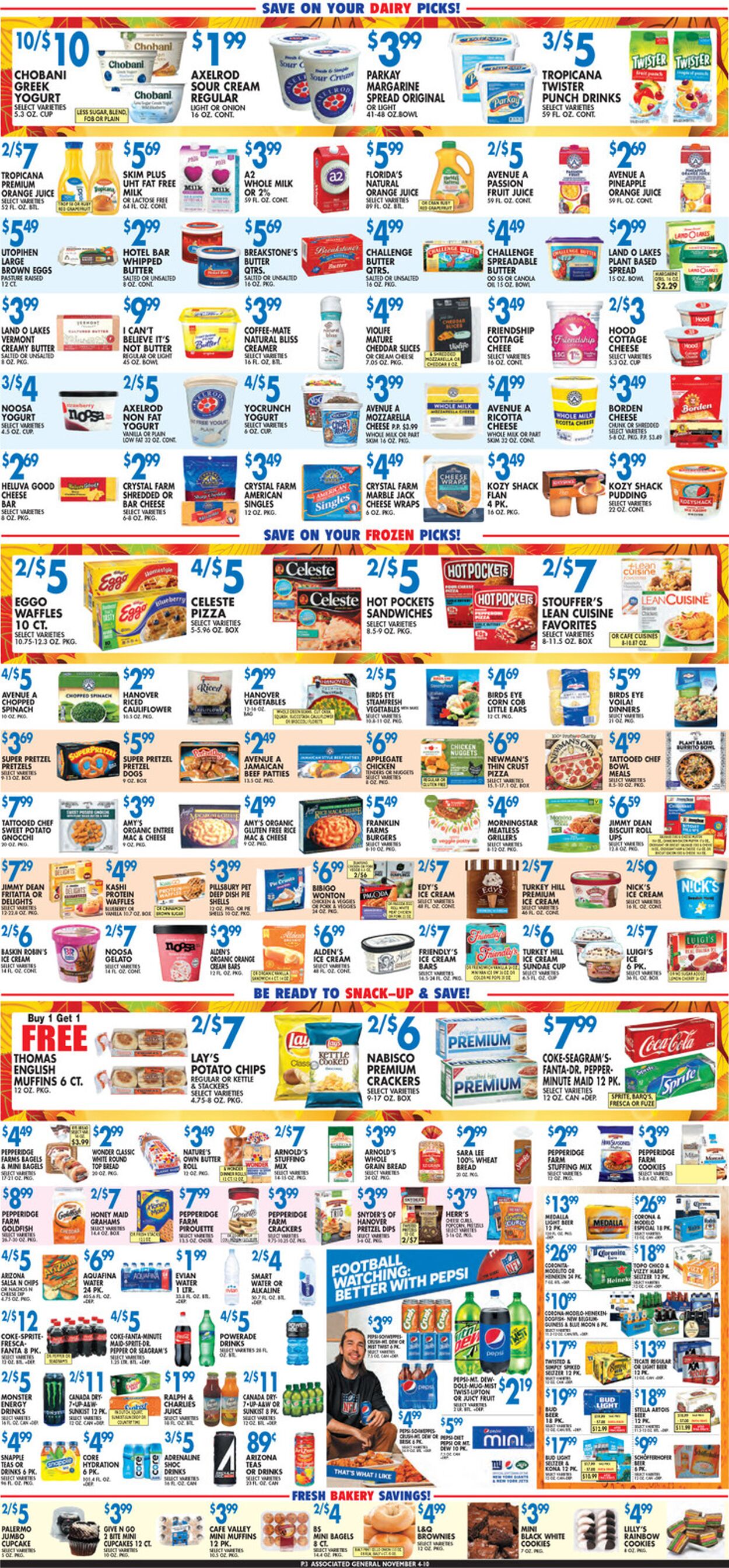 Associated Supermarkets Ad from 11/04/2022
