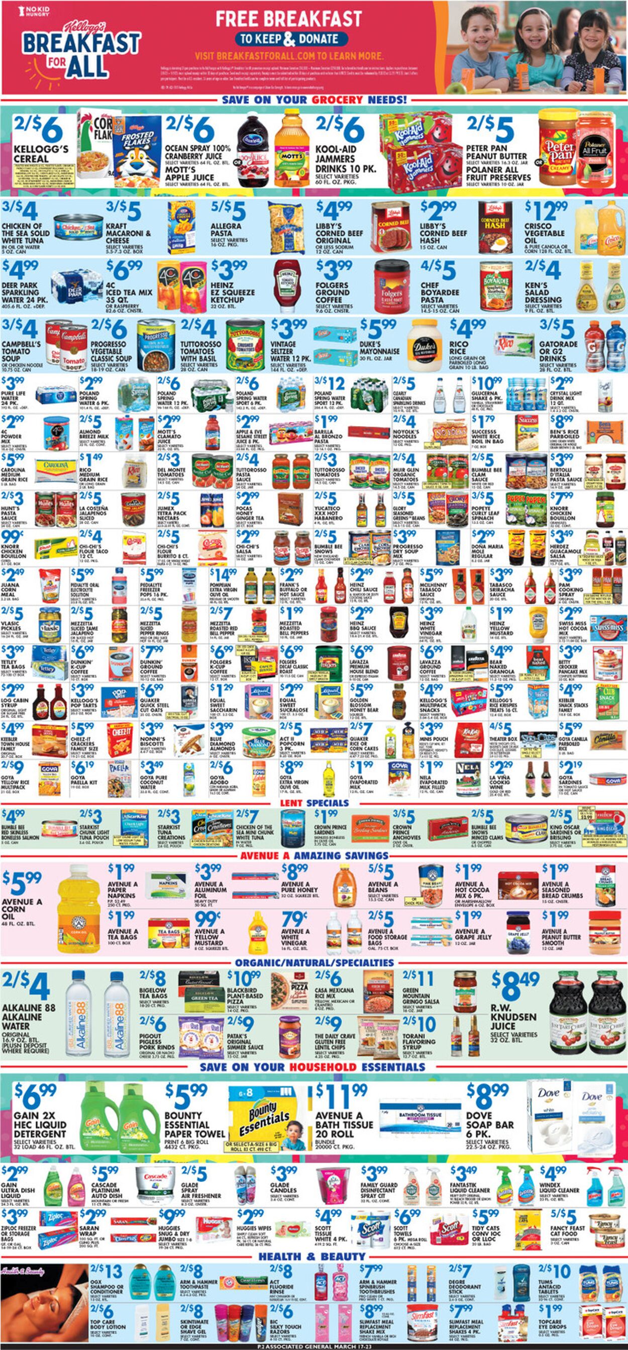 Associated Supermarkets Ad from 03/17/2023