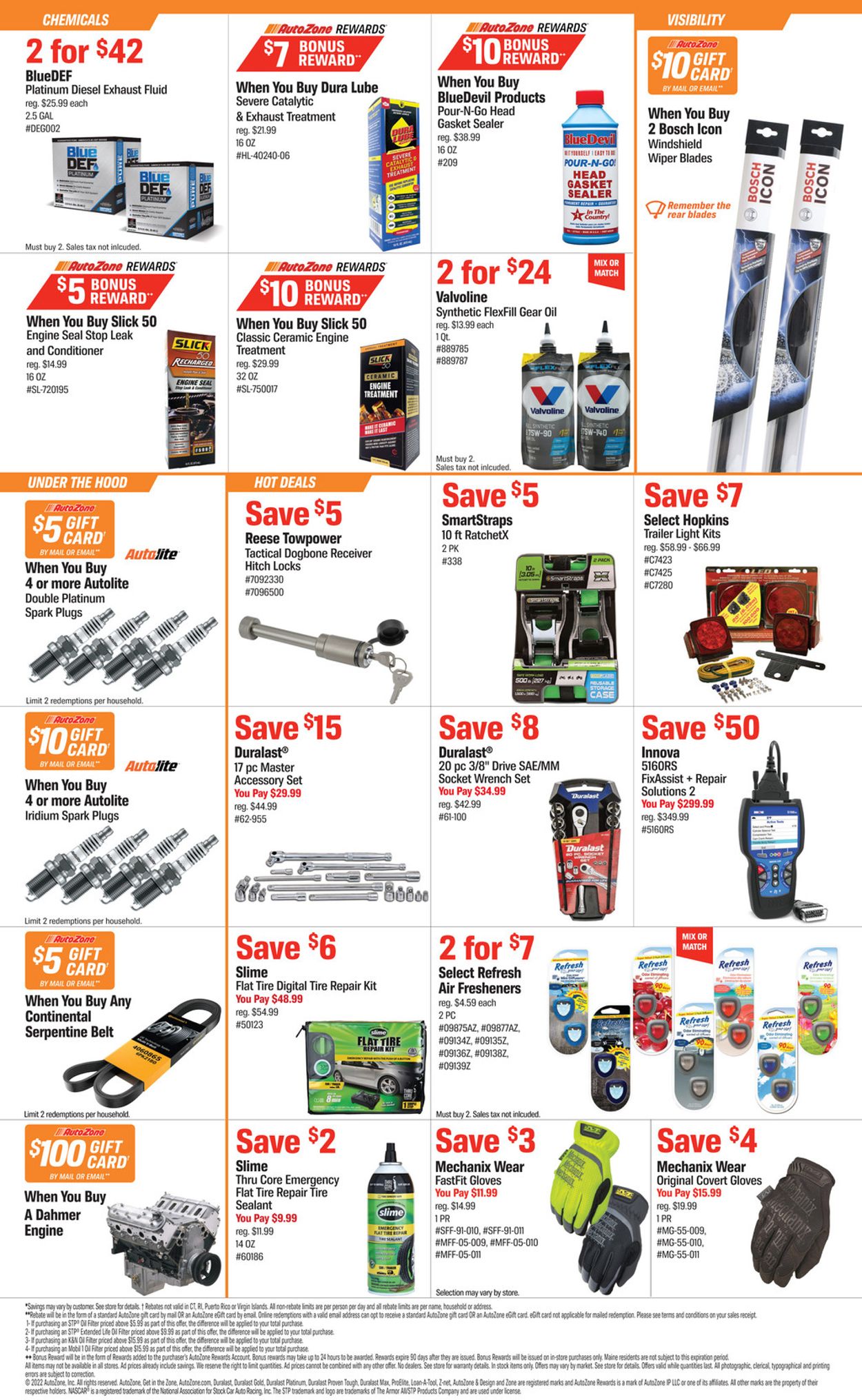 Autozone Ad from 04/05/2022
