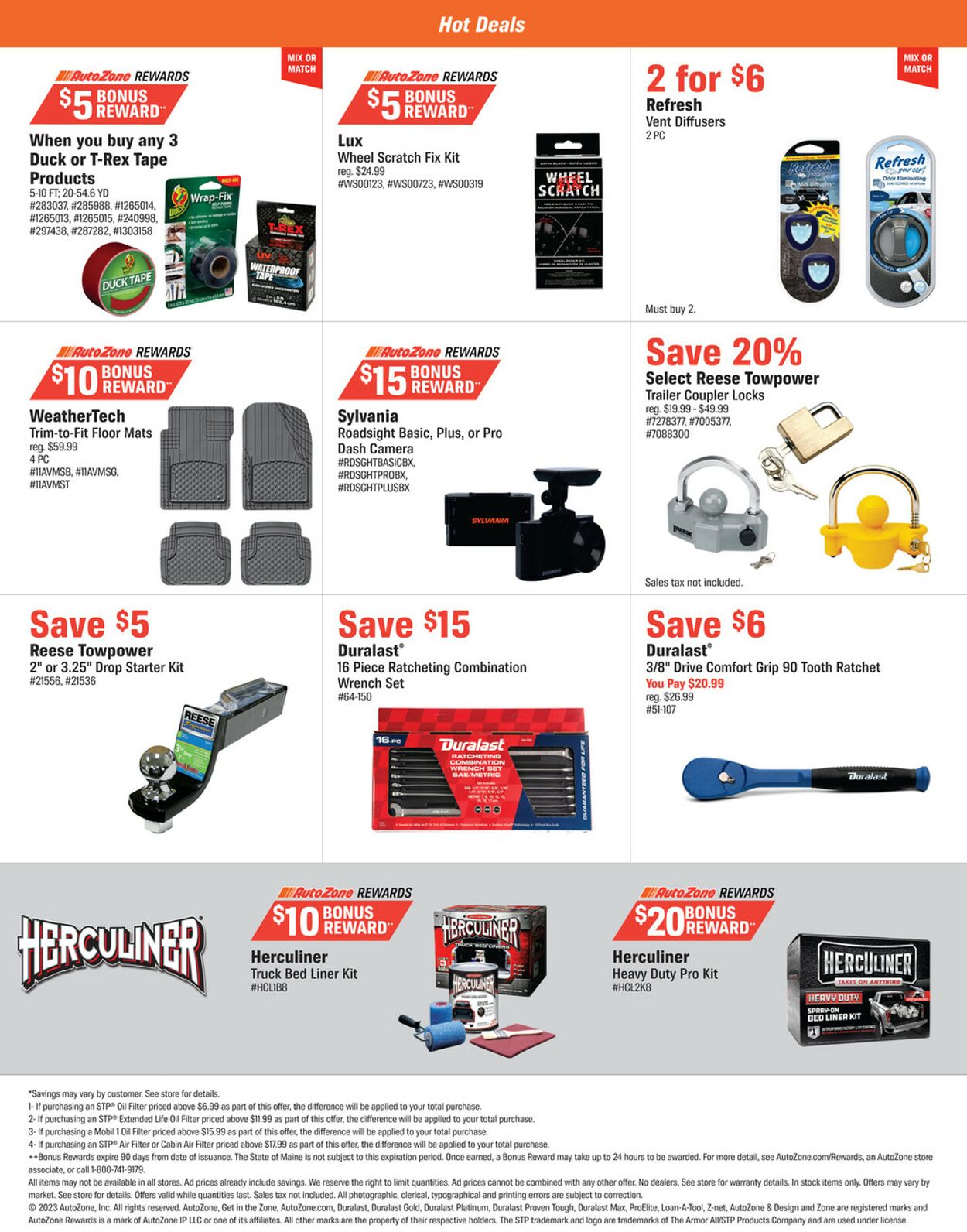 Autozone Ad from 03/07/2023