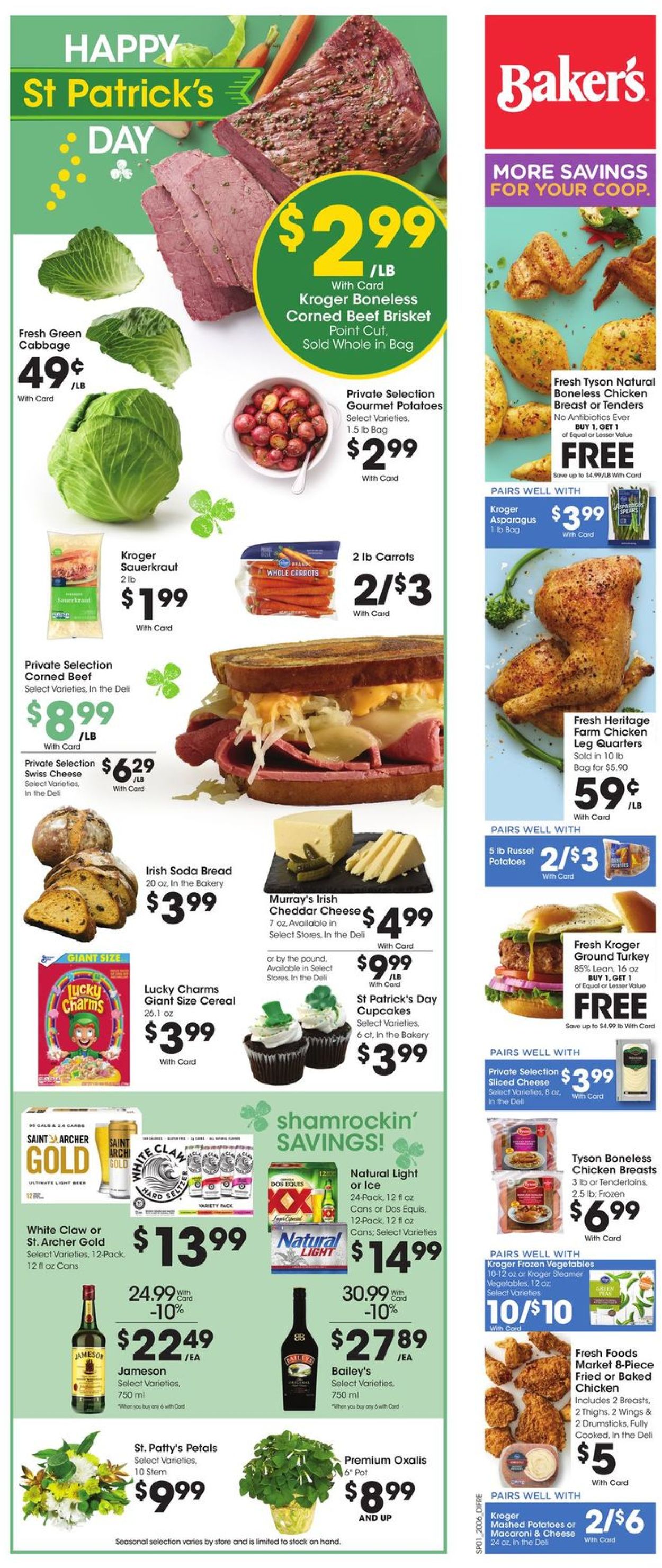 Baker's Ad from 03/11/2020