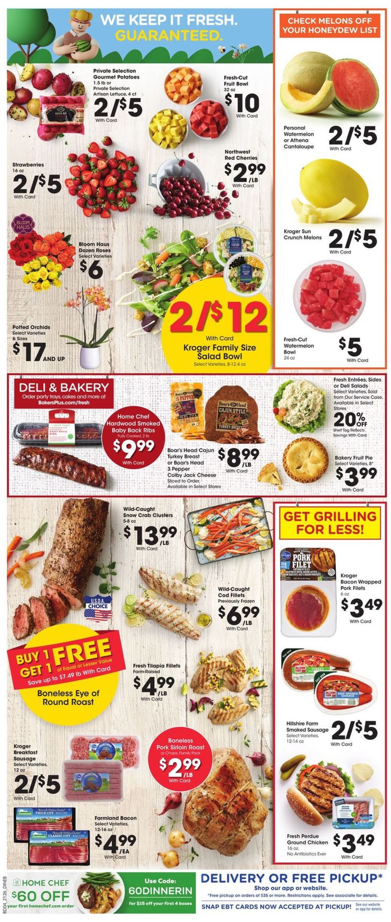 Baker's Ad from 07/28/2021