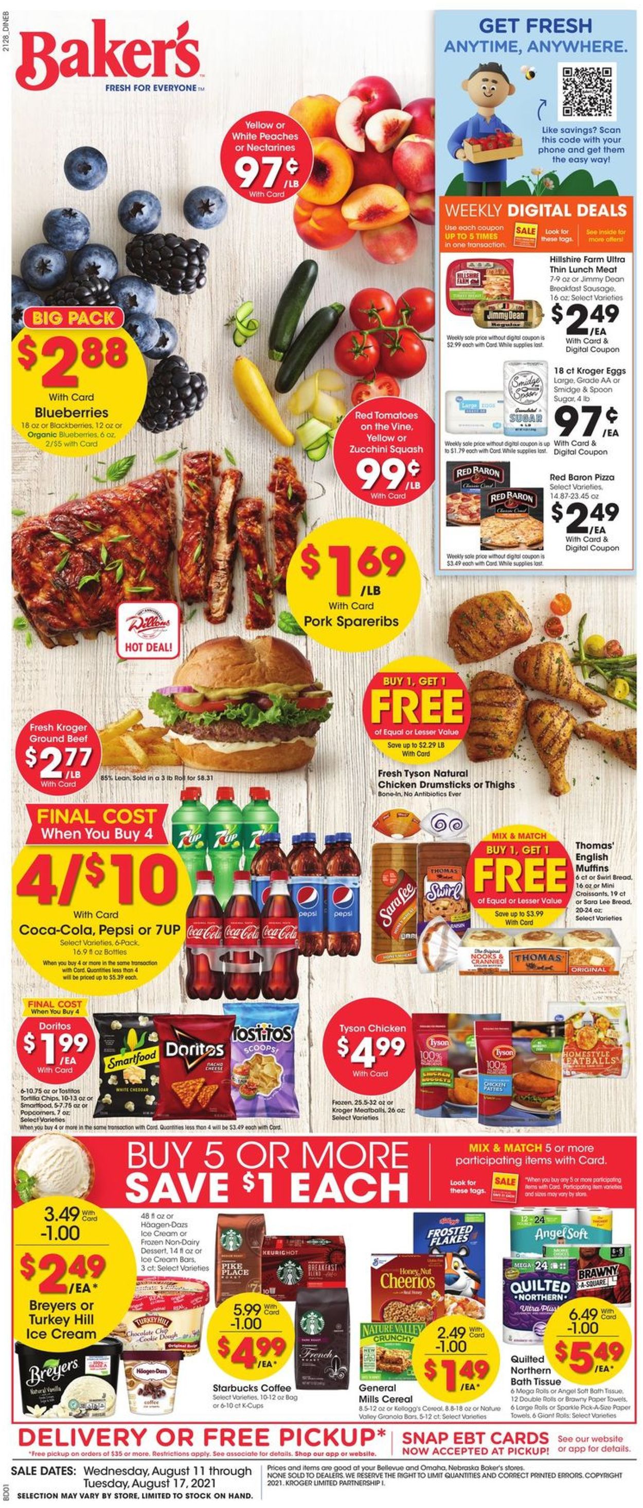 Baker's Ad from 08/11/2021
