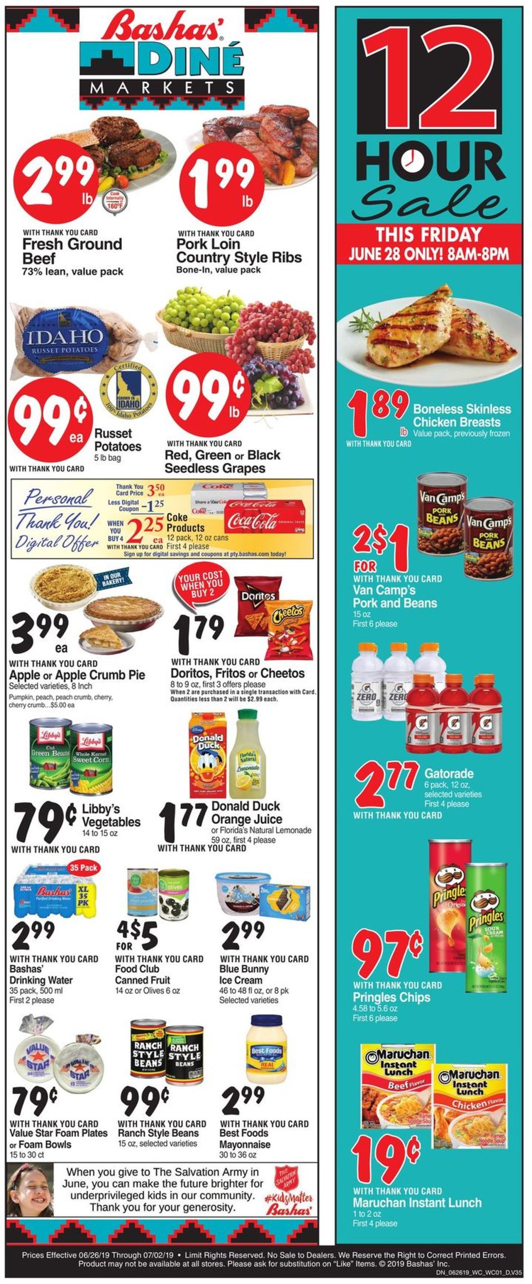 Bashas Ad from 06/26/2019