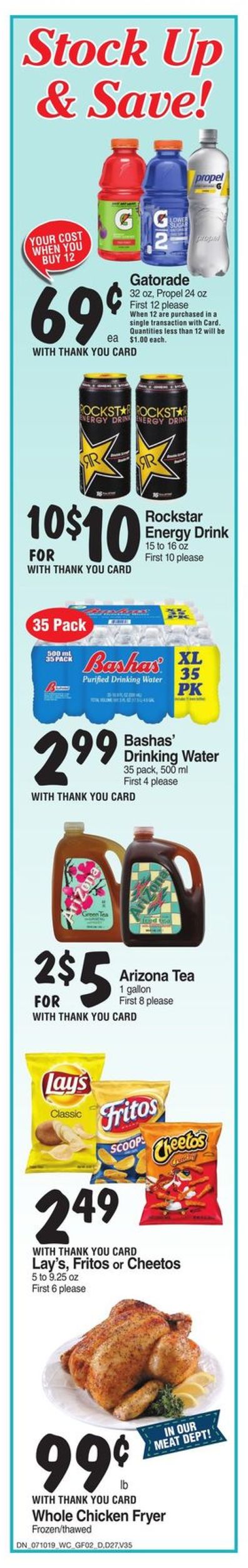 Bashas Ad from 07/10/2019