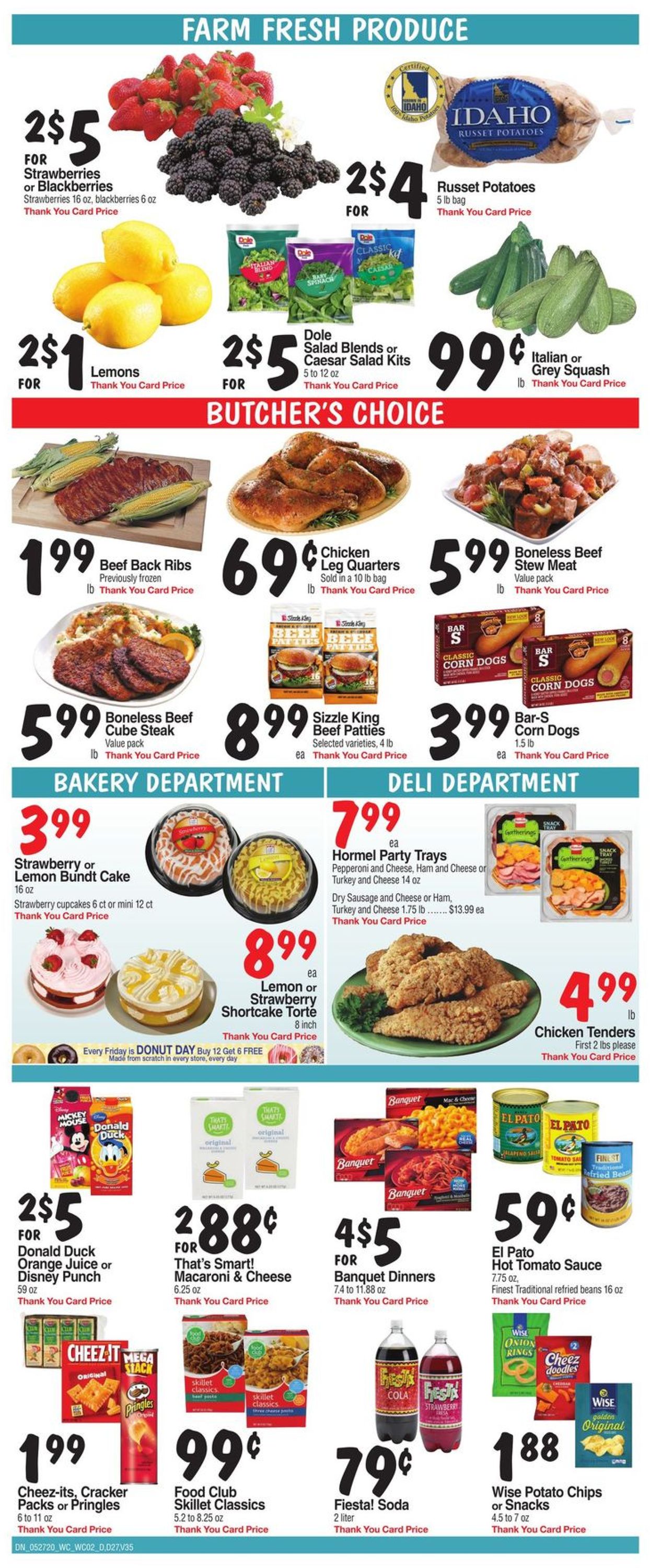 Bashas Ad from 05/27/2020