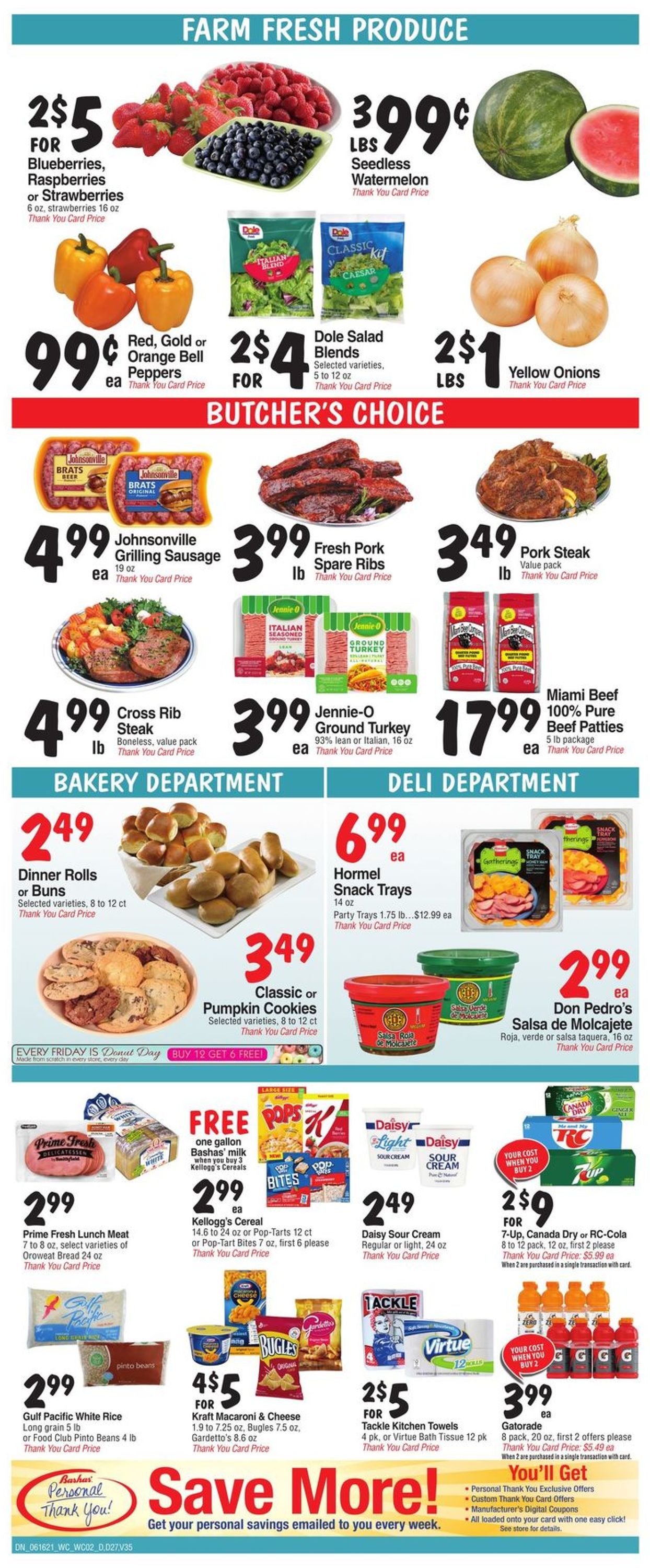 Bashas Ad from 06/16/2021