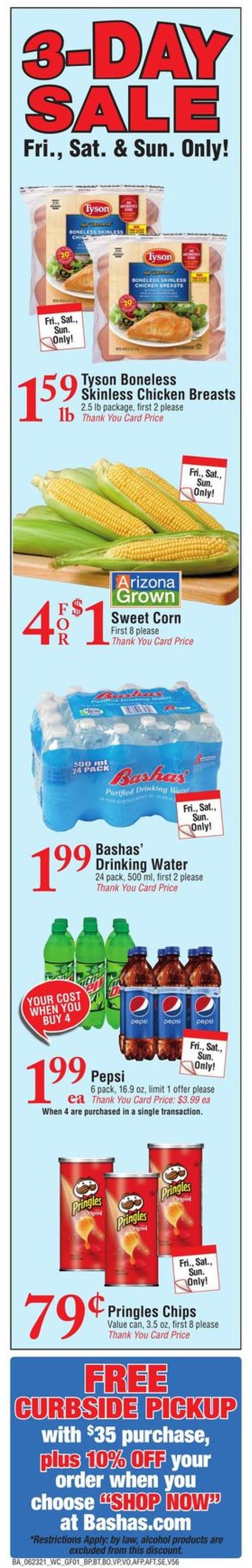 Bashas Ad from 06/23/2021