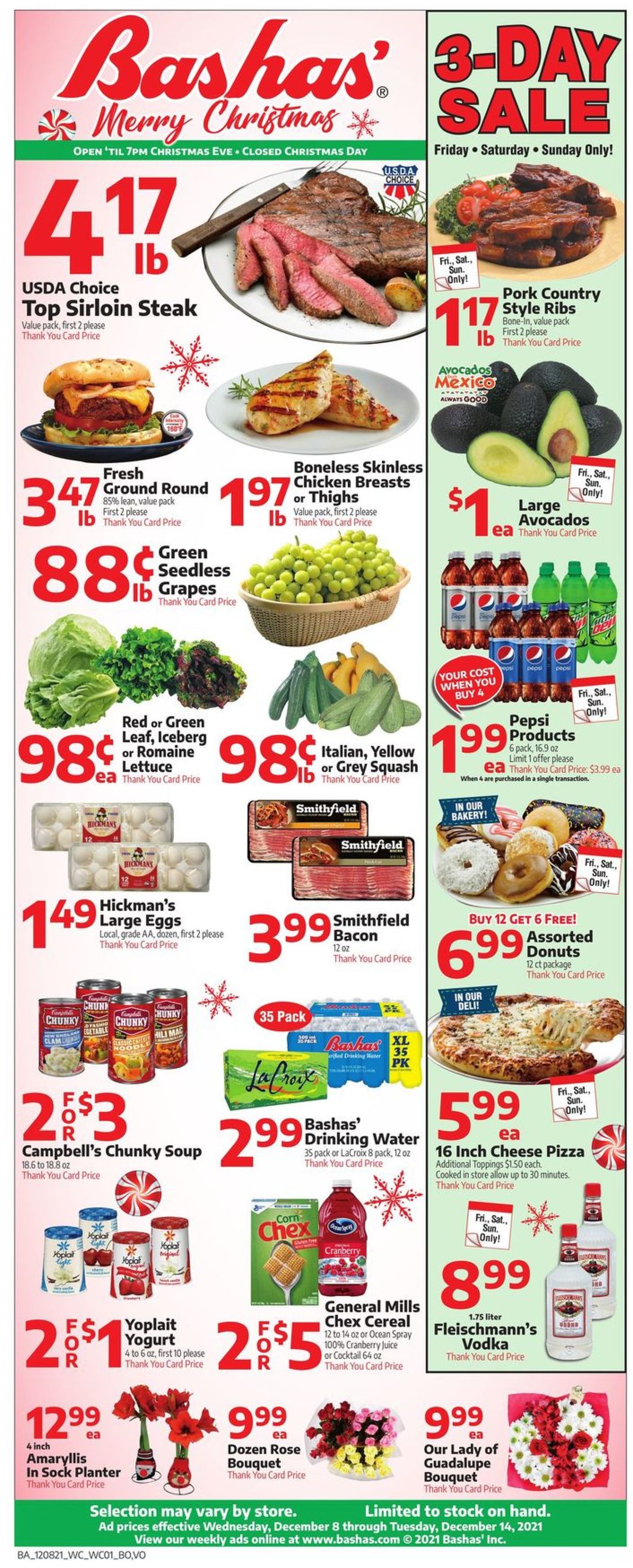 Bashas Ad from 12/08/2021