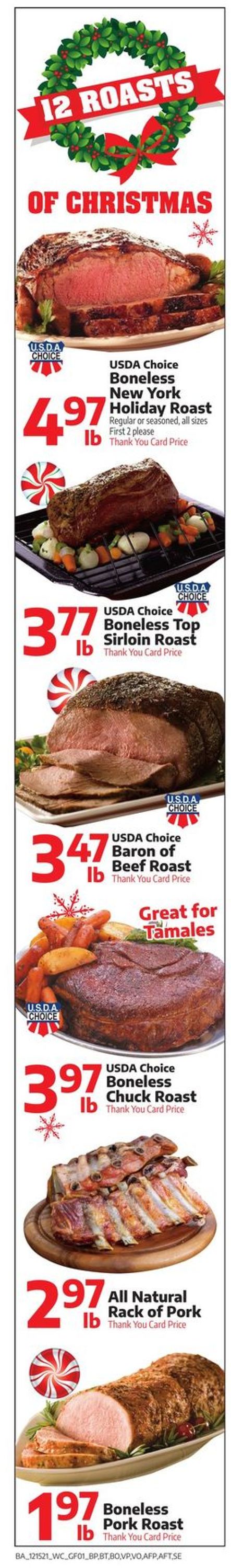 Bashas Ad from 12/15/2021