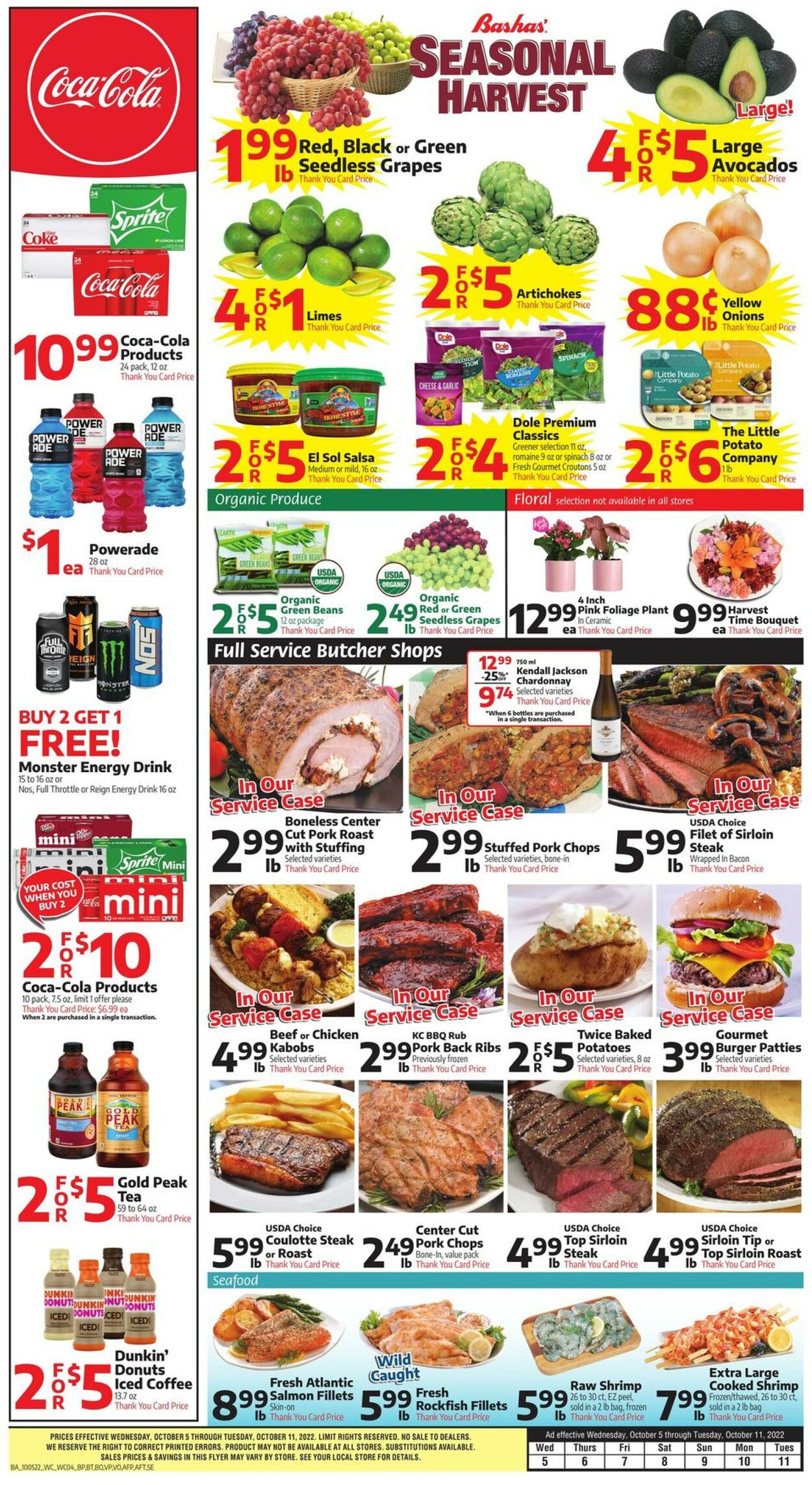 Bashas Ad from 10/05/2022