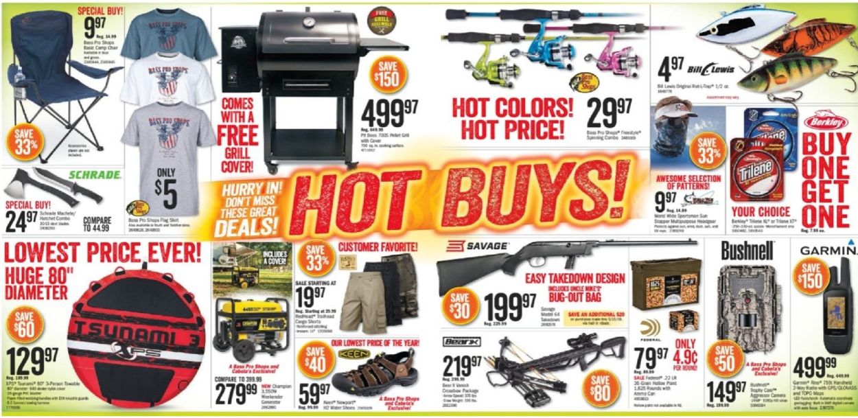Bass Pro Ad from 05/08/2019