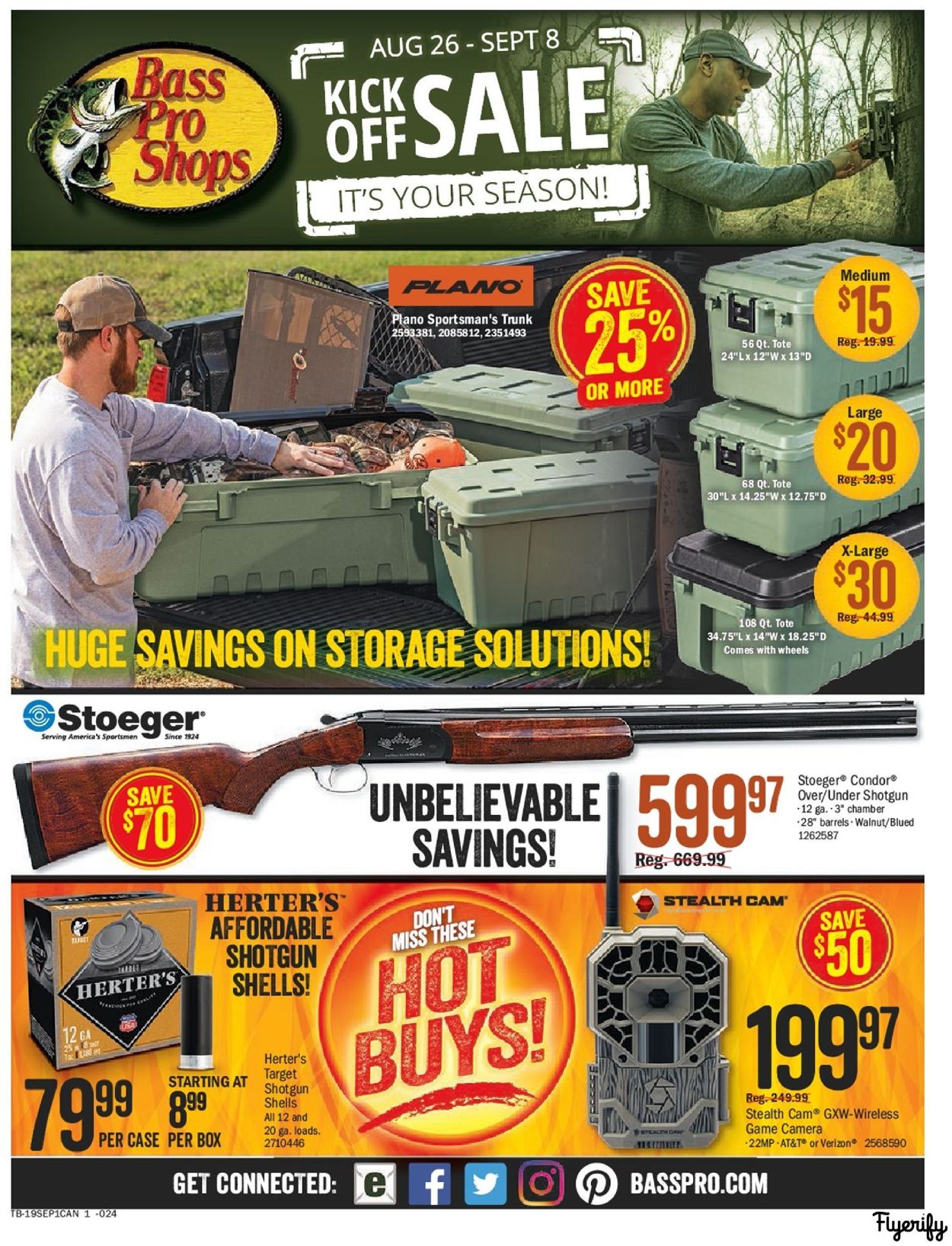 Bass Pro Ad from 08/26/2019
