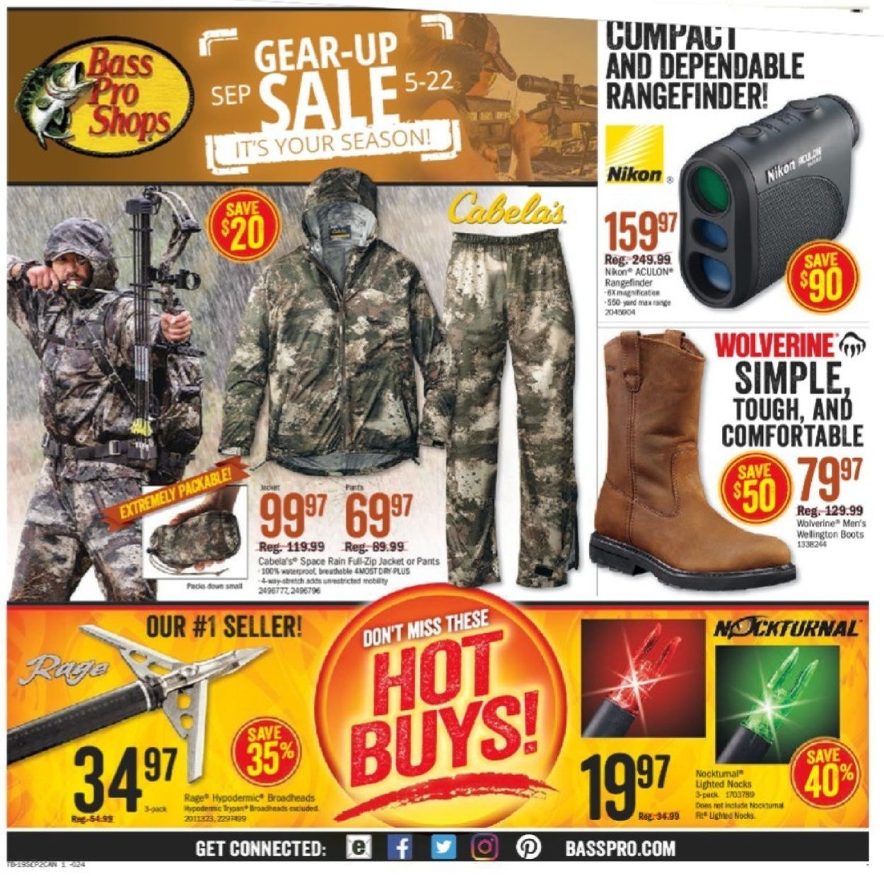 Bass Pro Ad from 09/05/2019