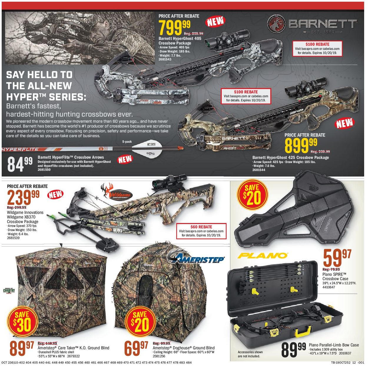 Bass Pro Ad from 10/03/2019