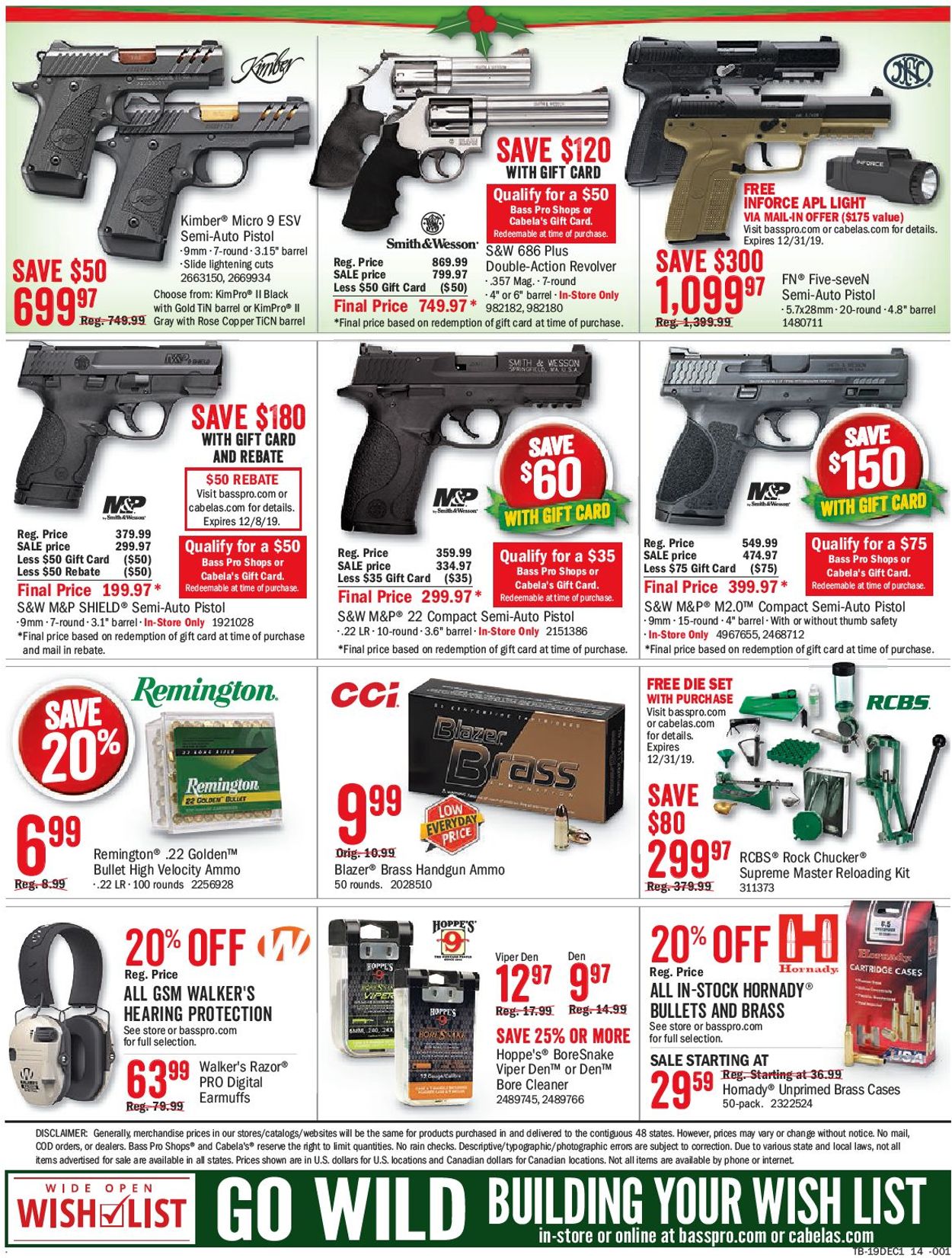 Bass Pro Ad from 12/02/2019